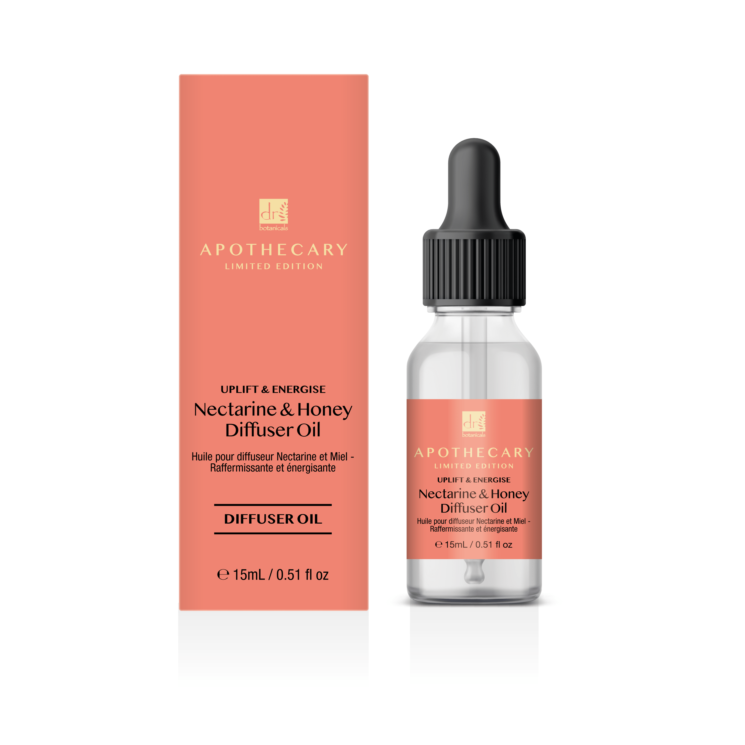 Uplift & Energise Nectarine & Honey Diffuser Oil 15ml
