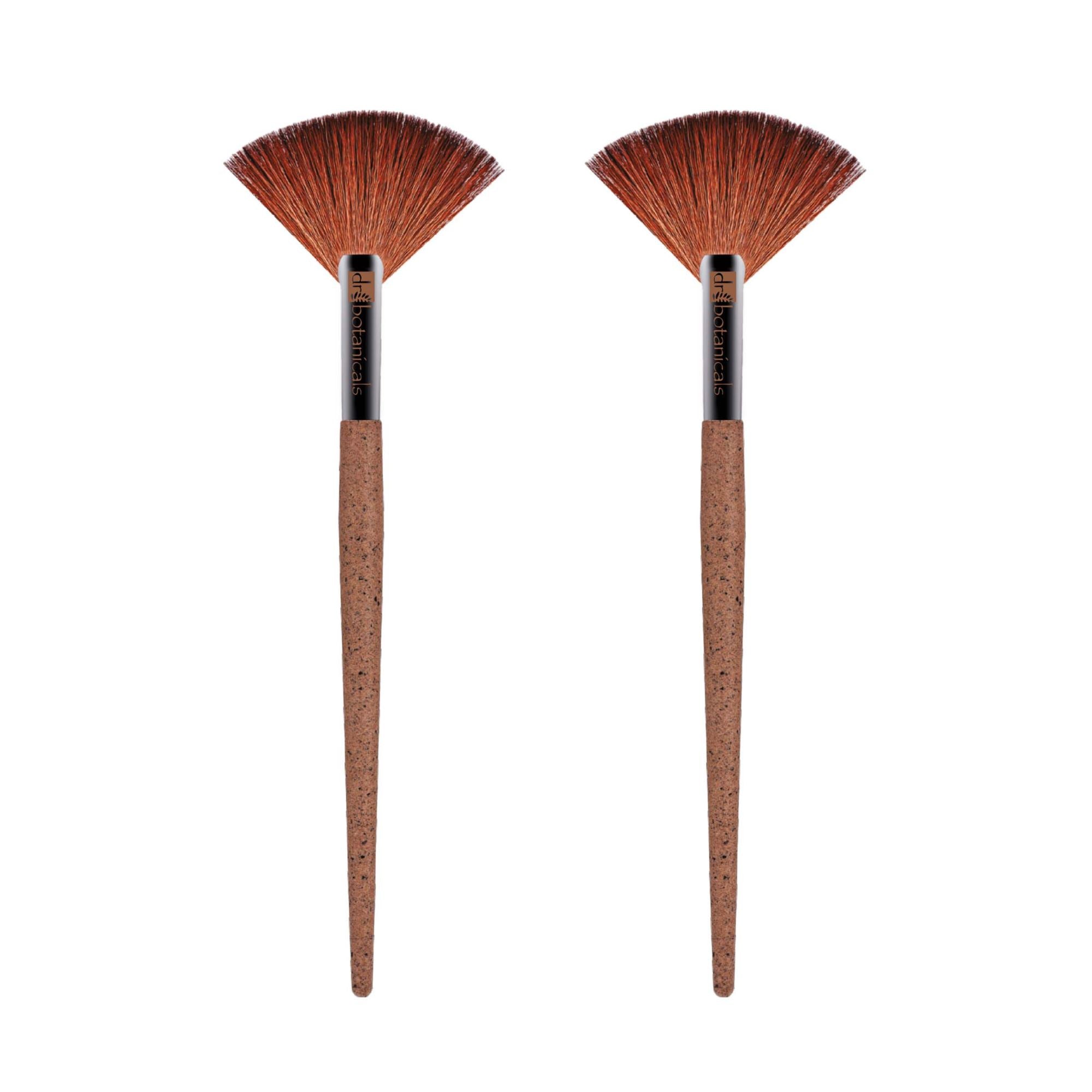 Coffee Ground Fan Brush Twin Value Savings Pack