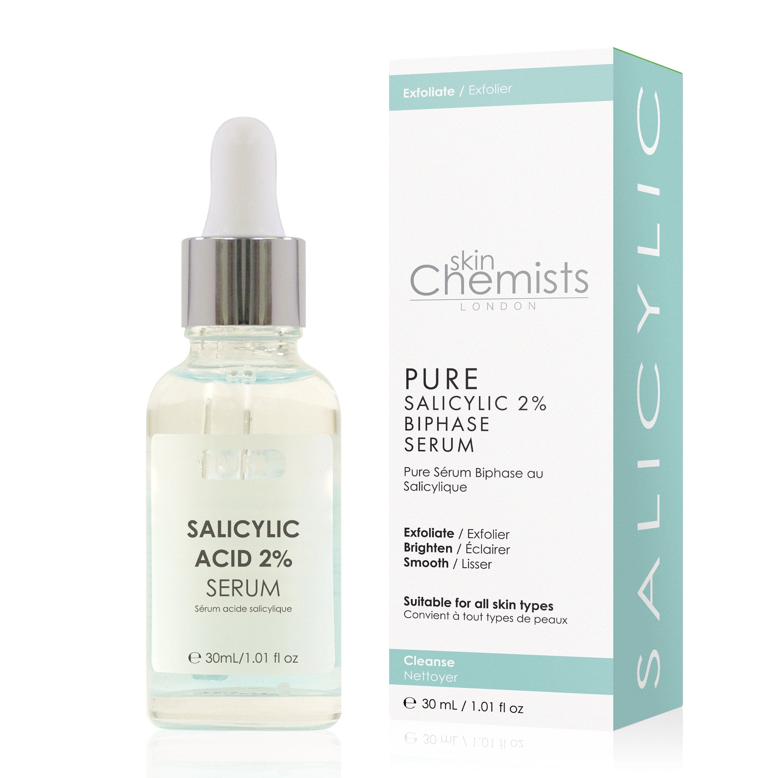 Pure Salicylic Acid 2% Biphase Serum 30ml Twin Value Savings Pack