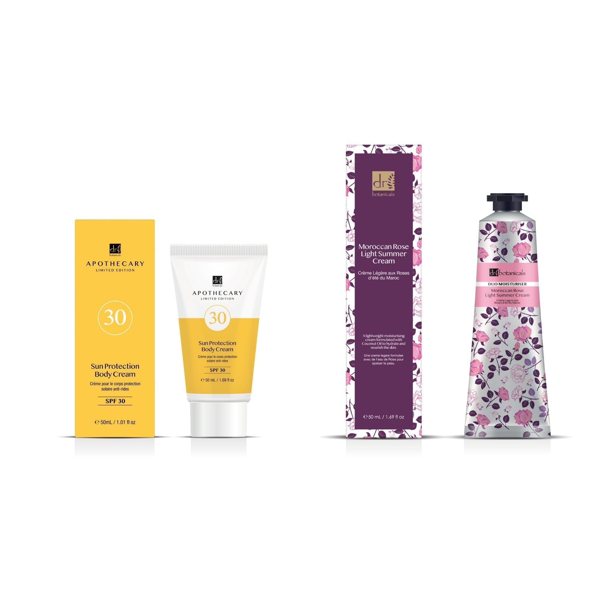 Anti-Aging SPF 30 Marokkanische Rose Leichtes Sommer-Körperpflegeset