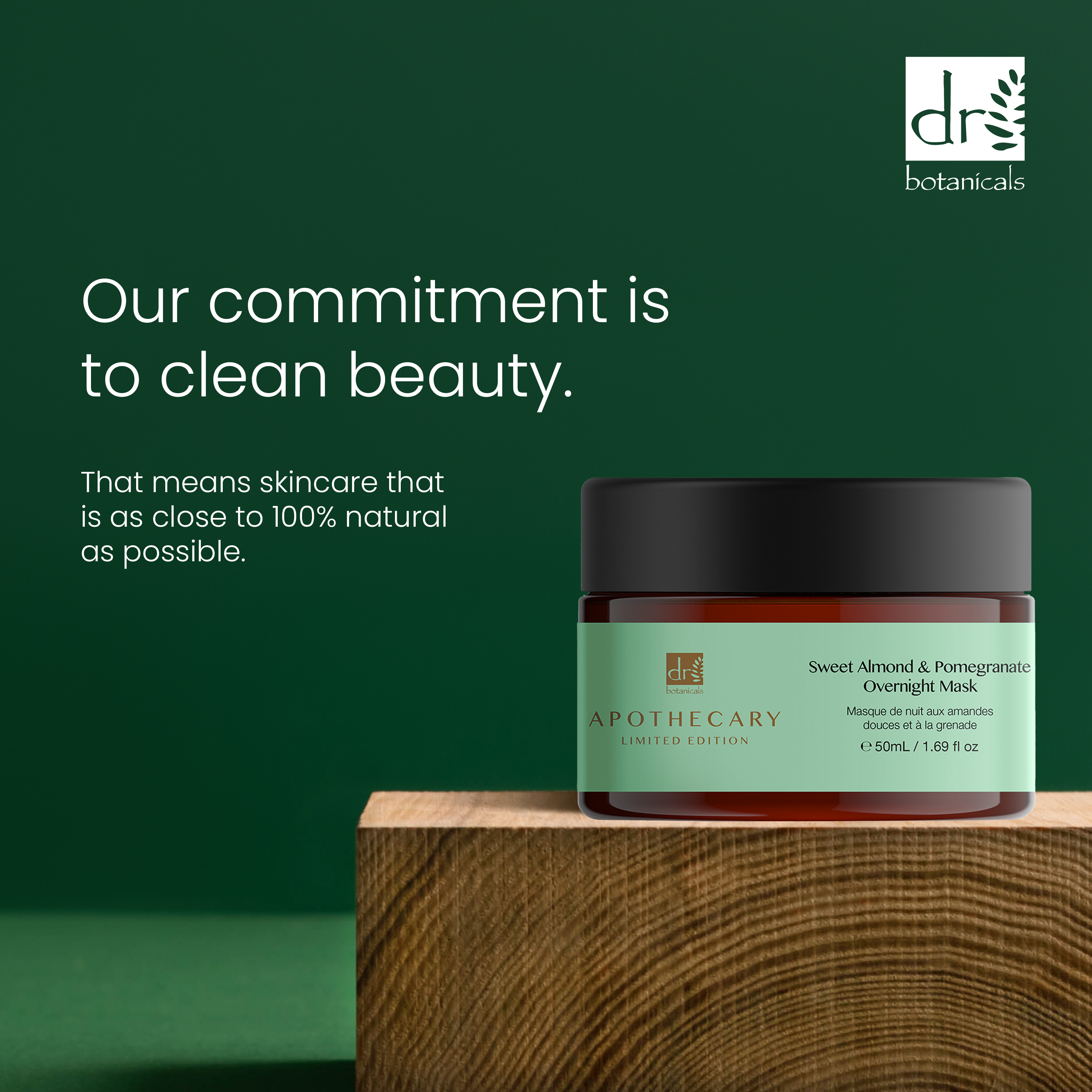 Masque de nuit Amande douce et Grenade 50 ml