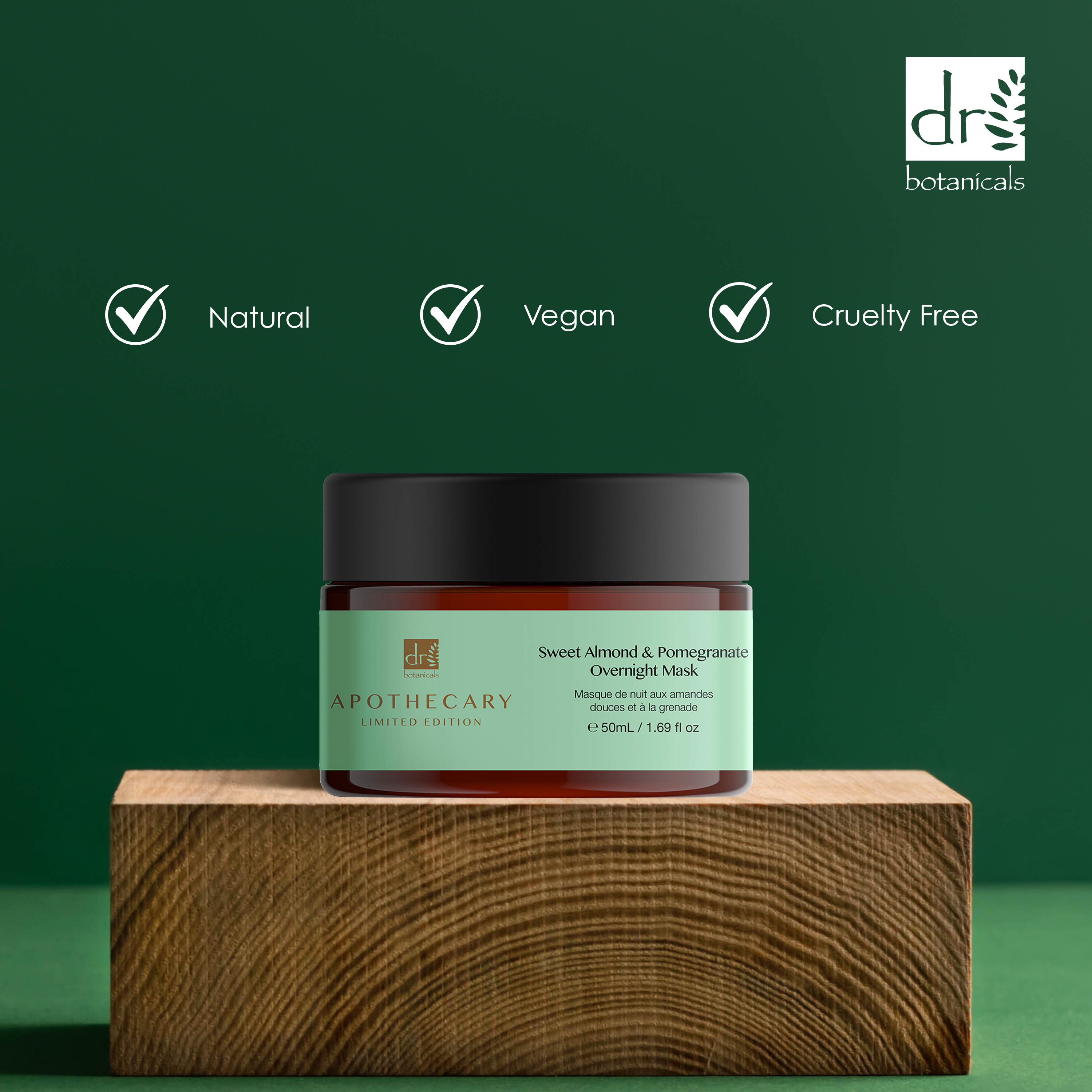 Masque de nuit Amande douce et Grenade 50 ml