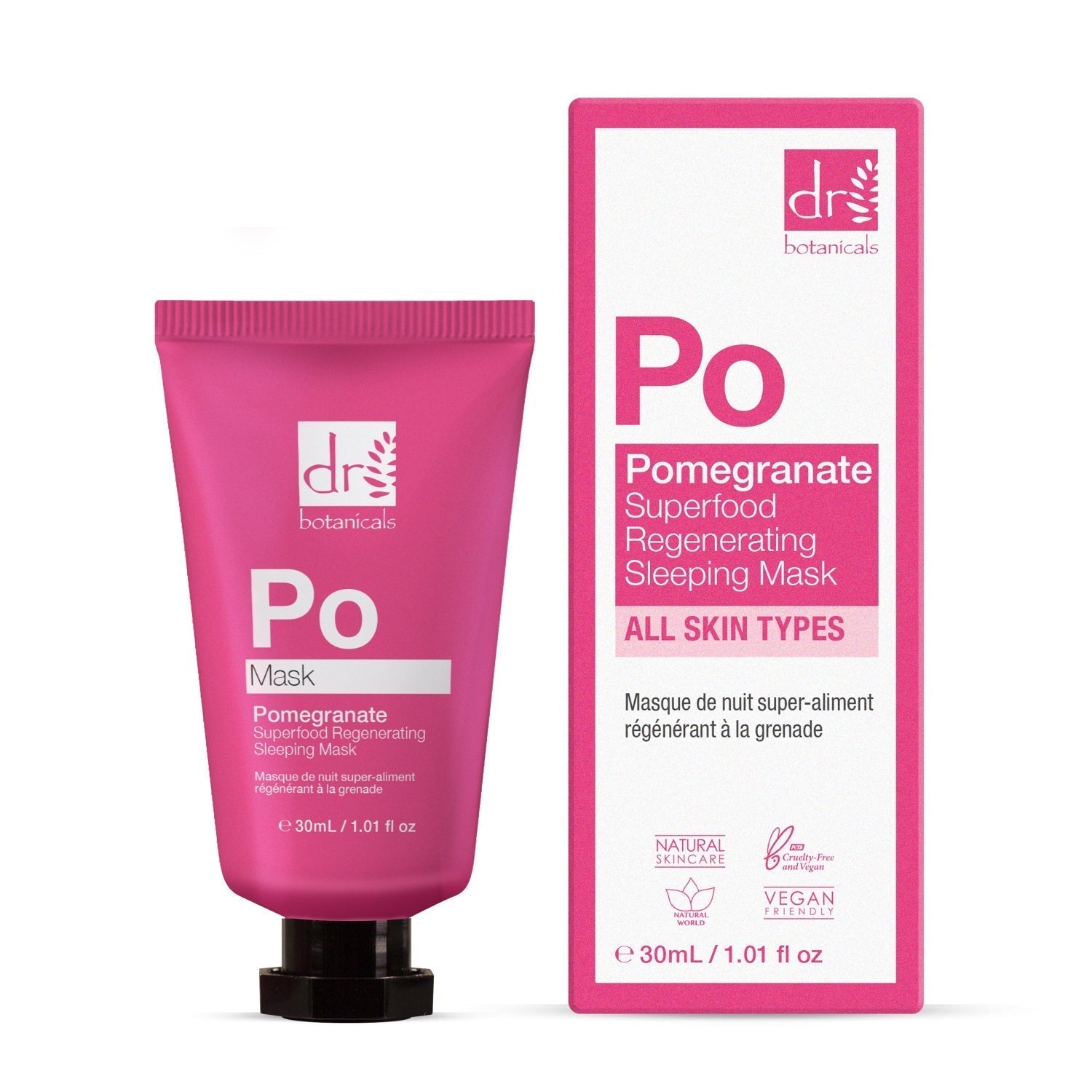 Anti-Ageing Pomegranate Superfood Regenerating Sleeping Mask 30ml