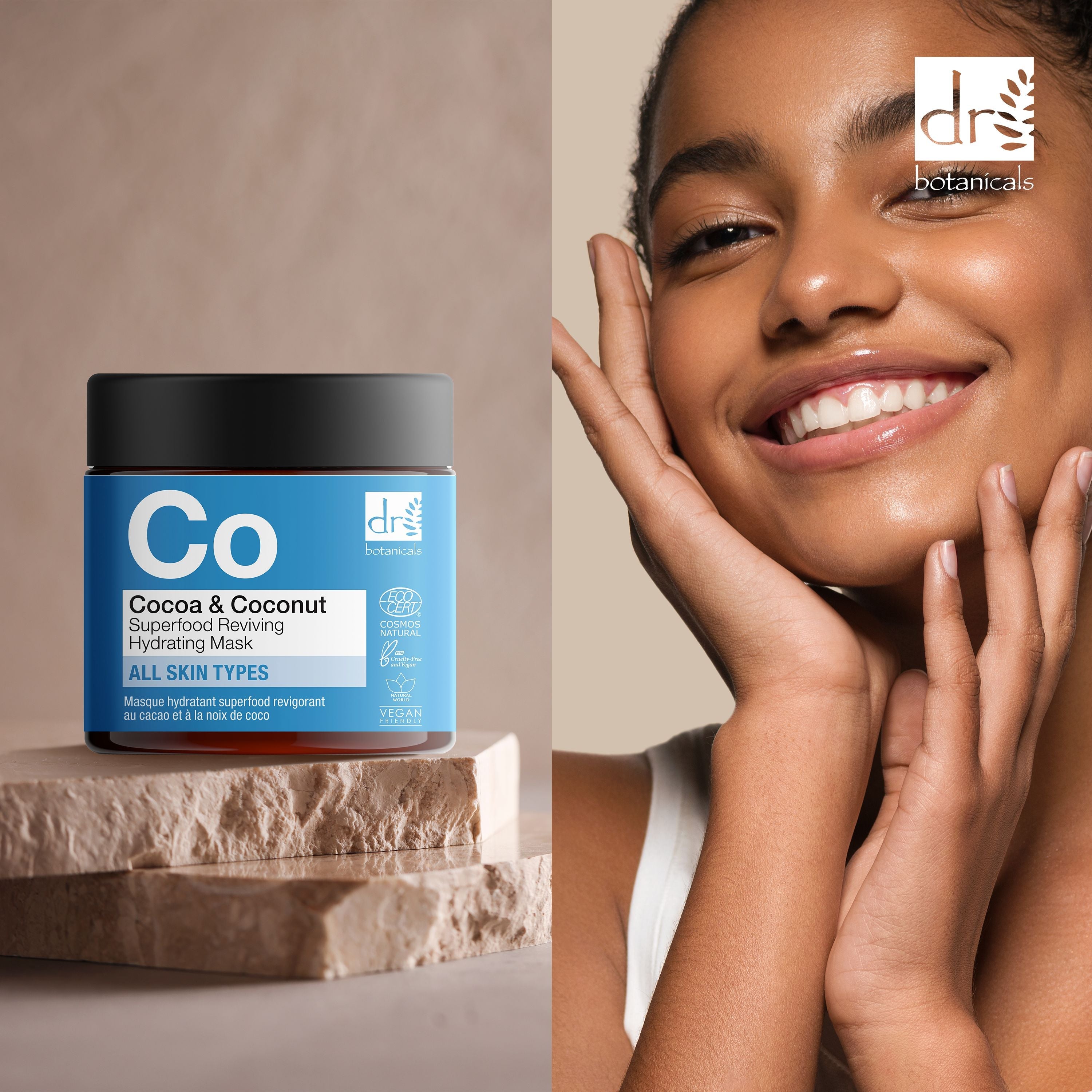 Cocoa & Coconut Superfood Reviving Hydrating Mask 60ml x 2 Duo Pack