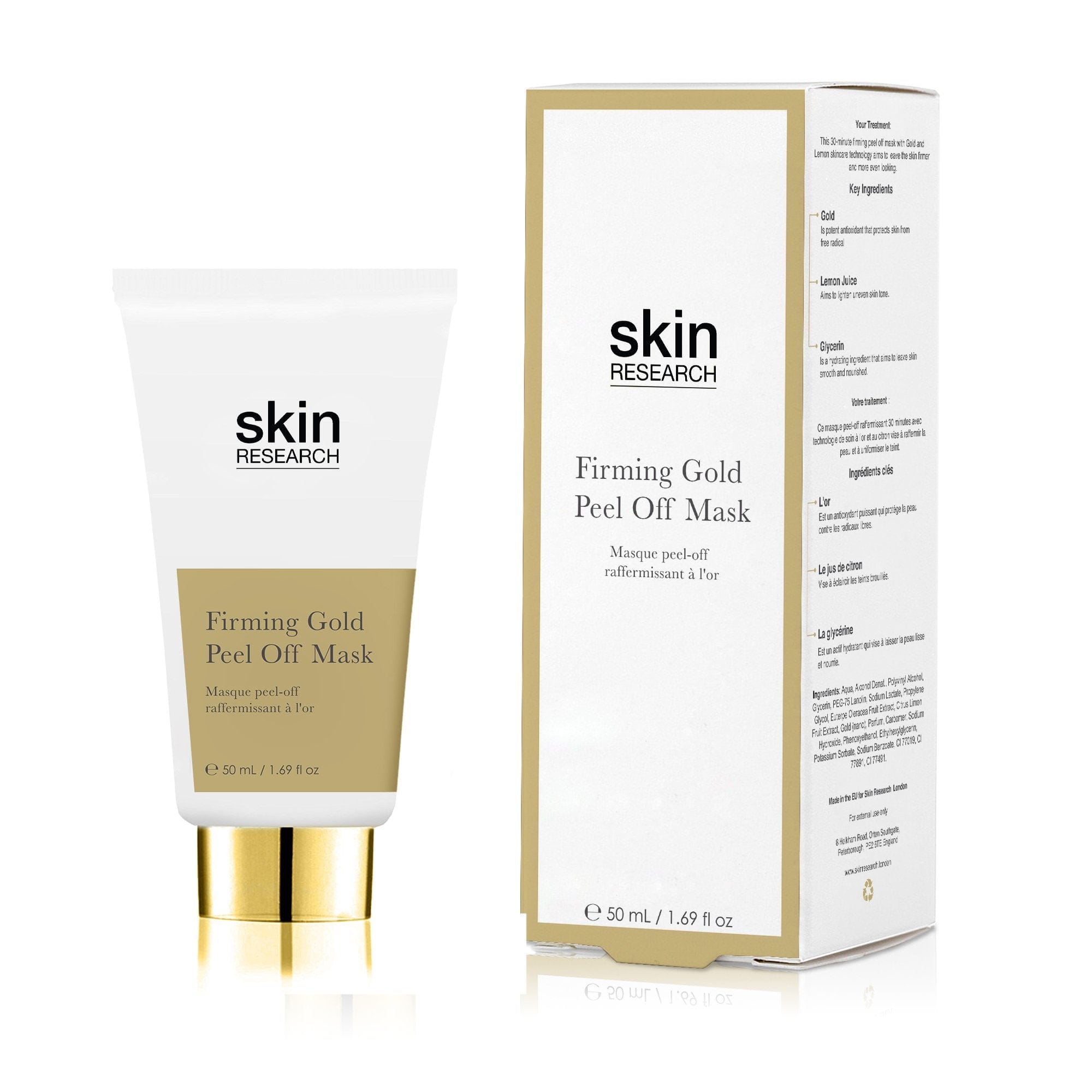 Masque peel-off raffermissant à l'or 50 ml