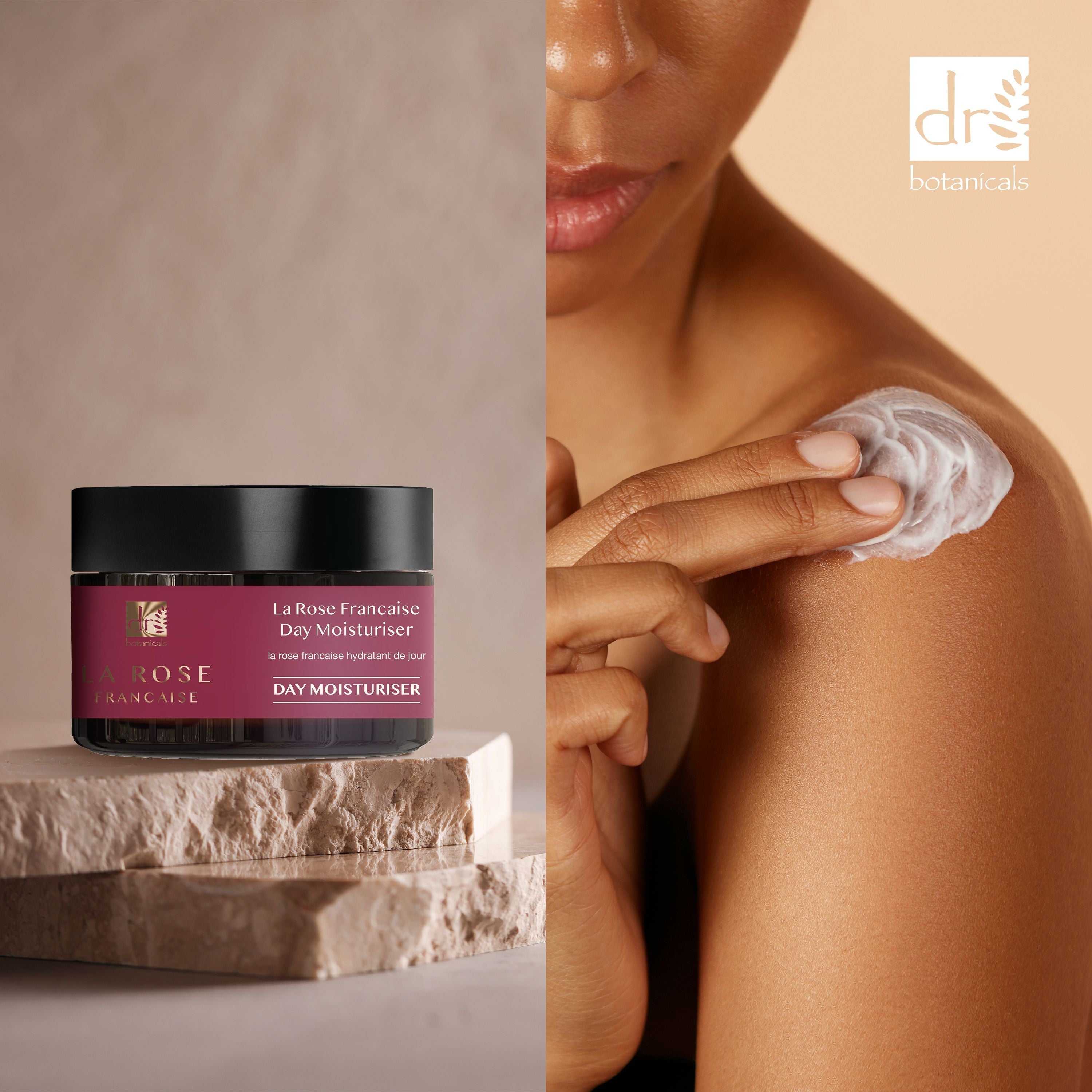 La Rose Française Tagesfeuchtigkeitscreme, 50 ml, Doppelsparpaket