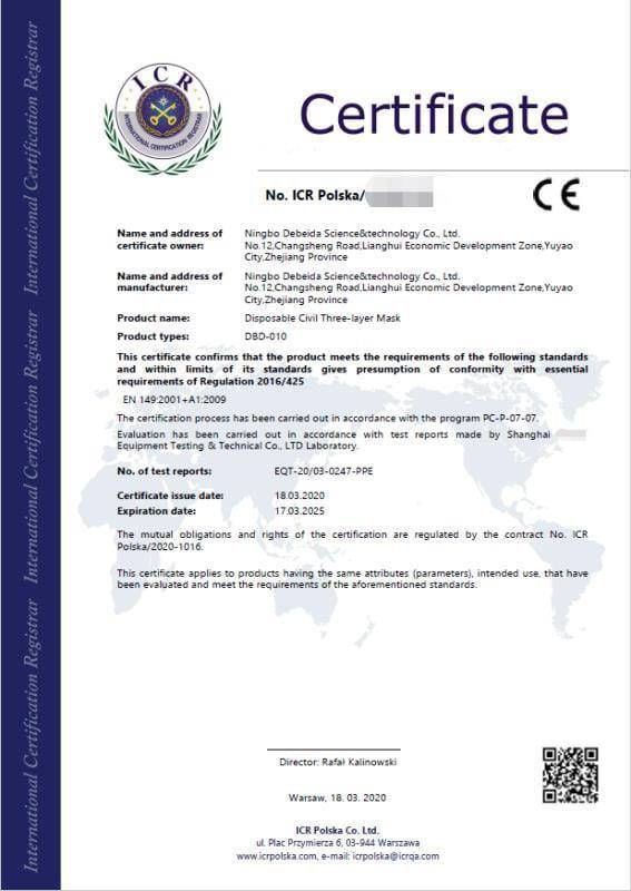 Nose And Mouth Protection Face Mask Pack Of 10