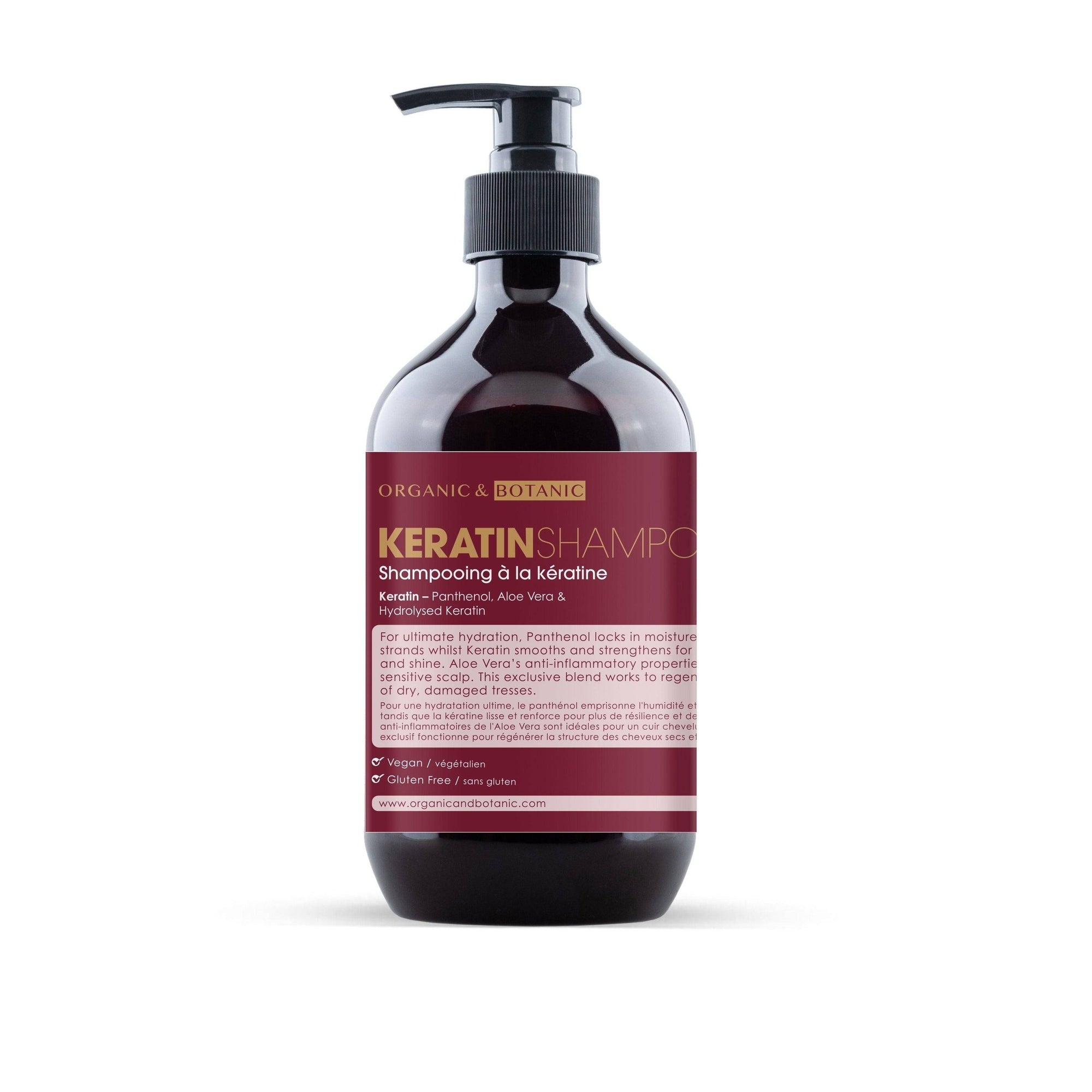 Keratin Shampoo 500ml x 2 Duo Pack