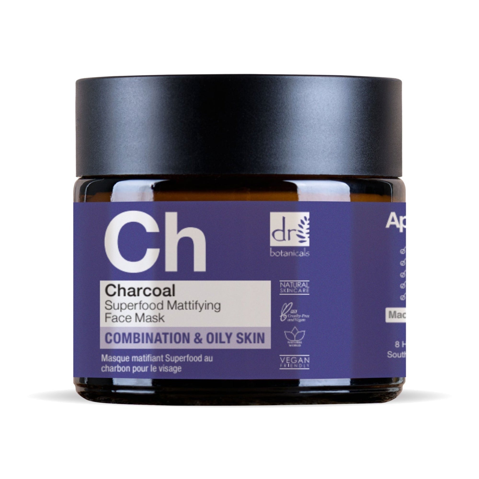Charcoal Superfood Mattifying Face Mask 60ml