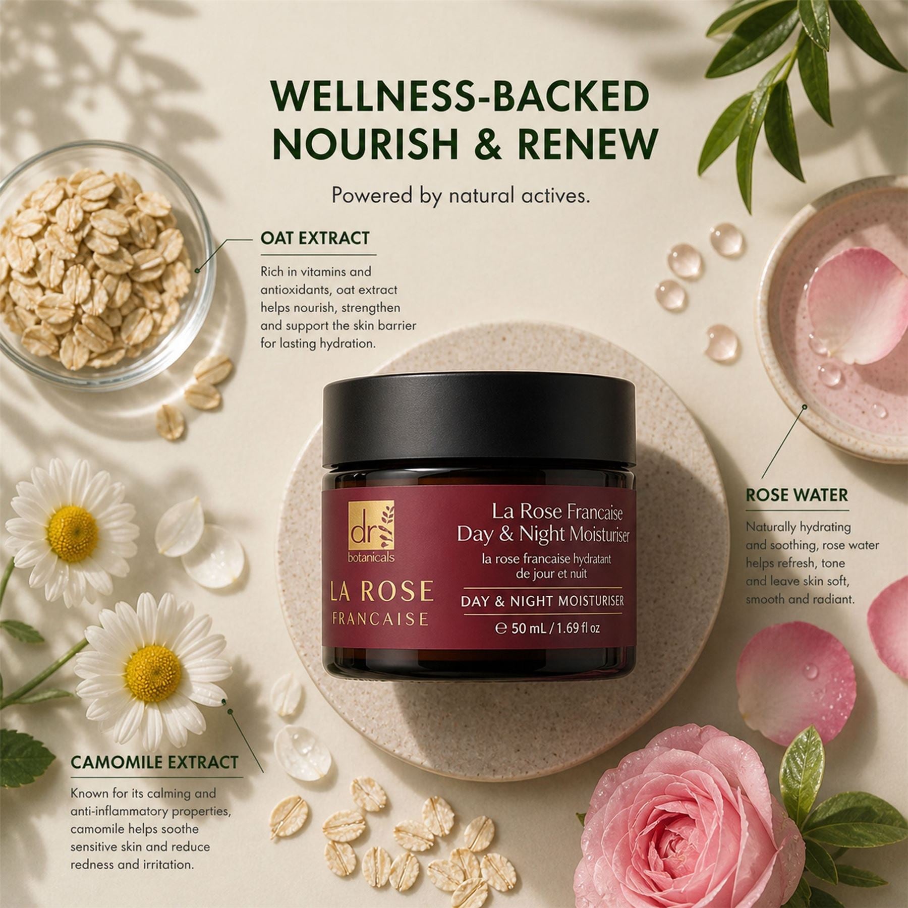 La Rose Française Duo Day & Night Moisturiser 50ml