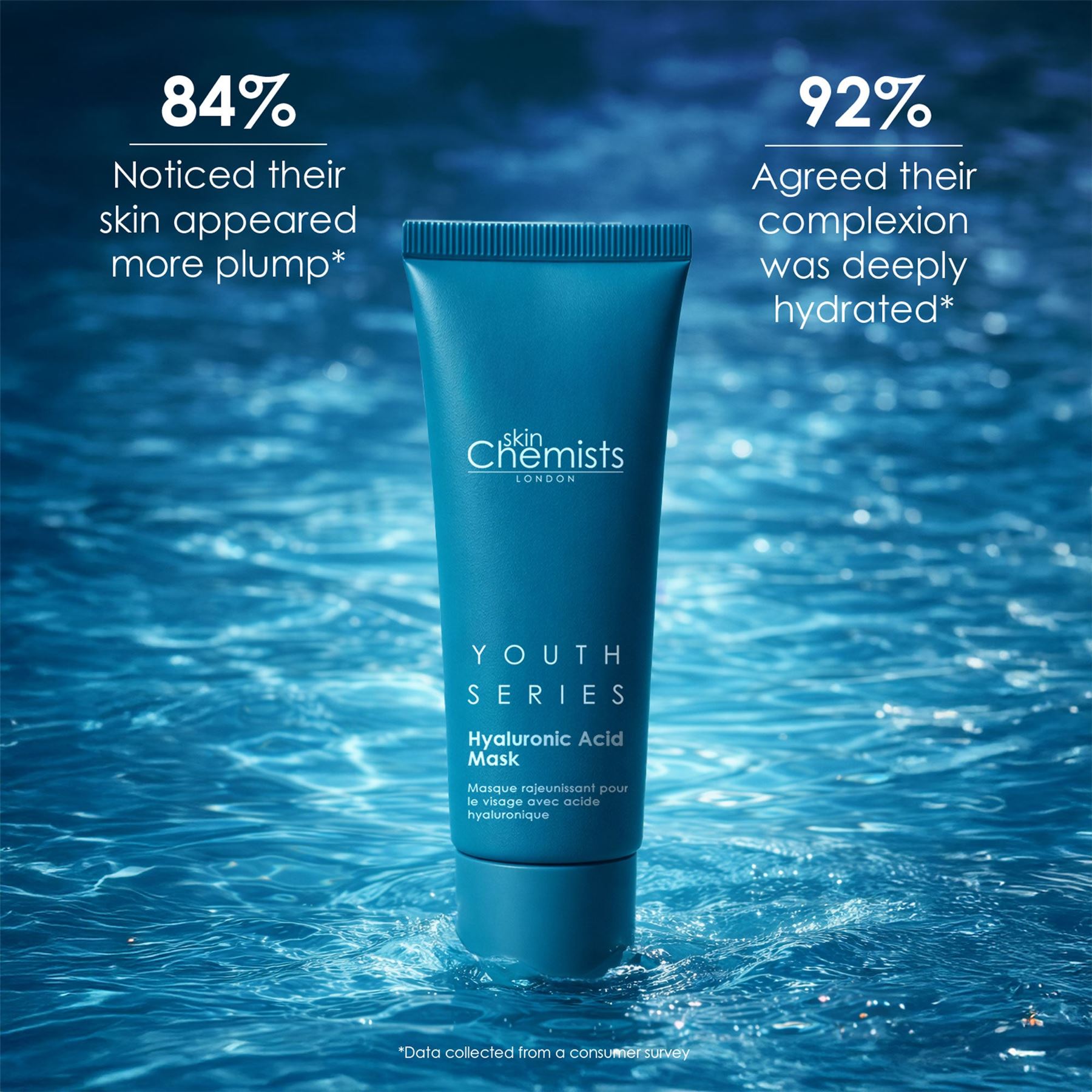 skinChemists 1% Hyaluronic Acid Mask 50ml