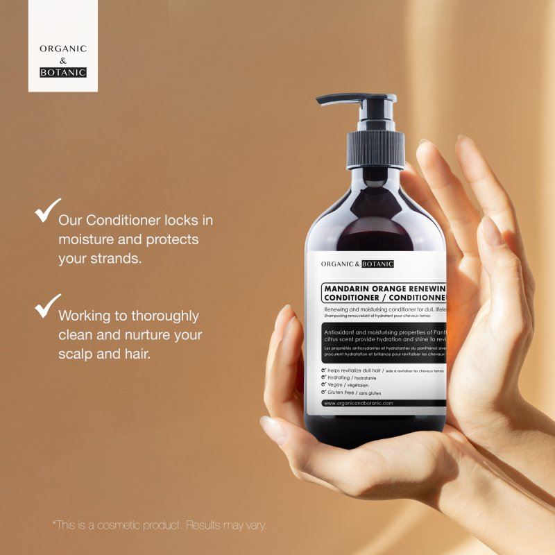 Après-shampoing régénérant à l'orange mandarine 500 ml