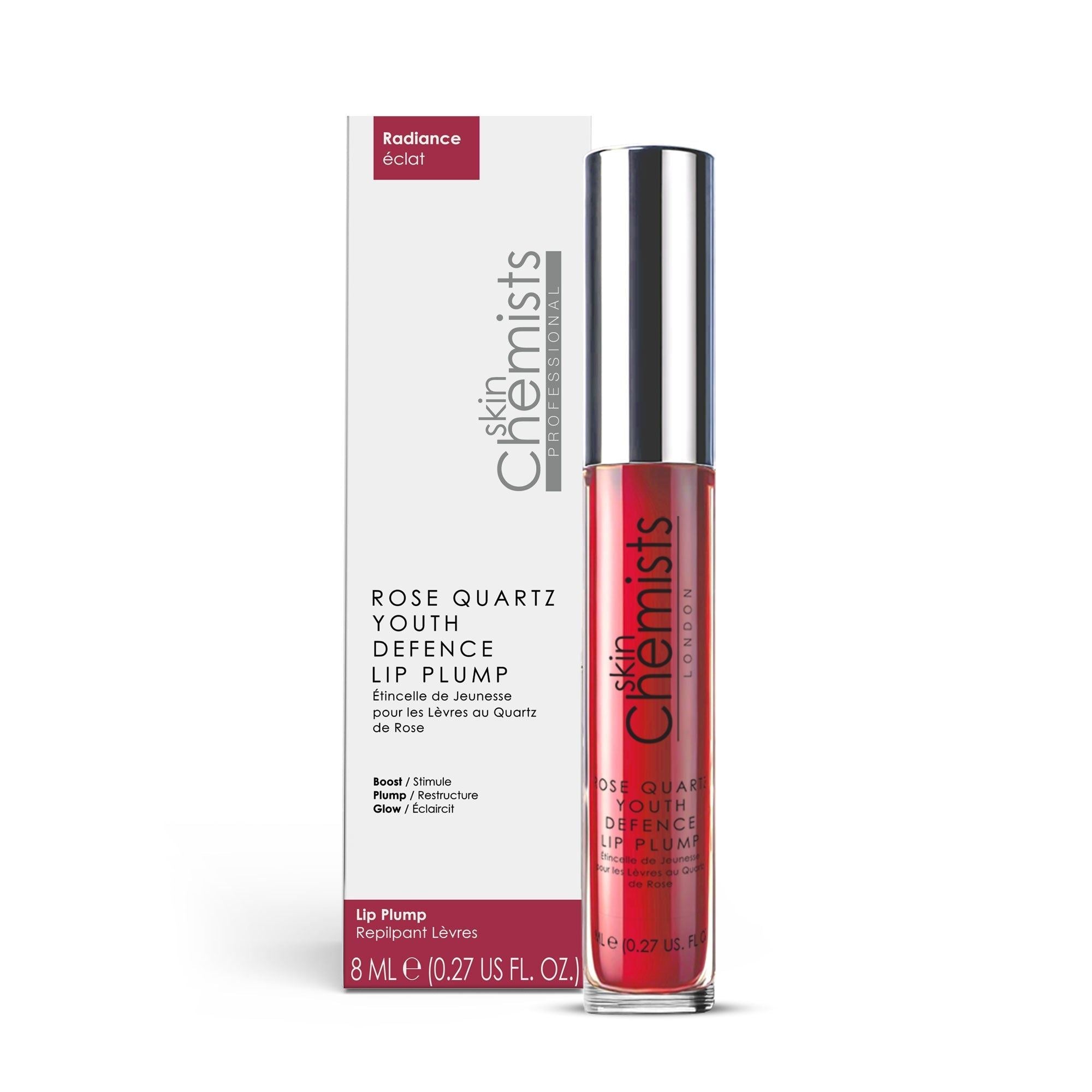 Baume repulpant pour les lèvres Rose Quartz Youth Defence 8 ml