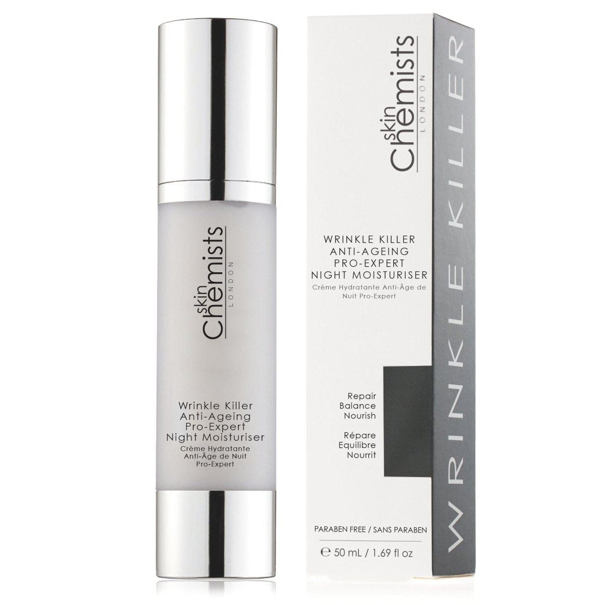 Wrinkle Killer Anti-Ageing Pro-Expert Night Moisturiser 50ml