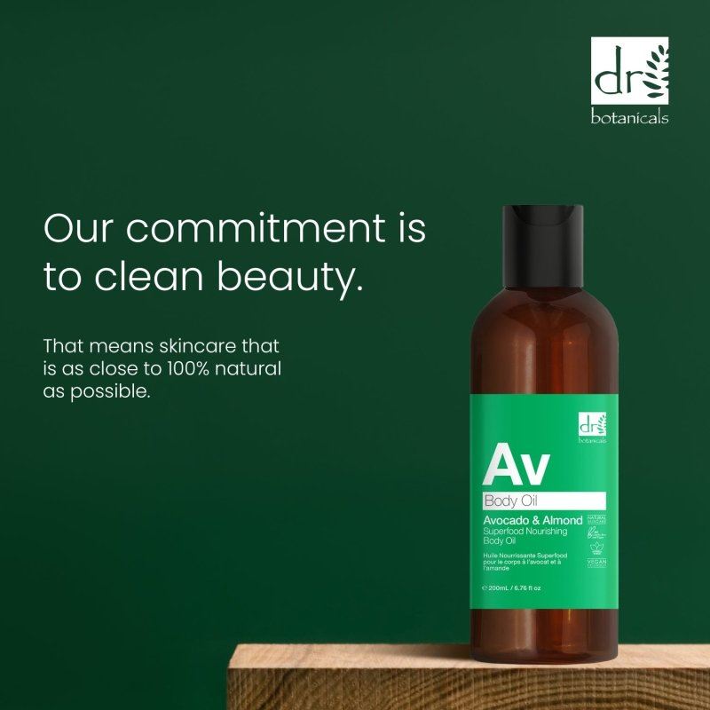 Avocado & Almond Superfood Nourishing Body Oil 200ml - skinChemists