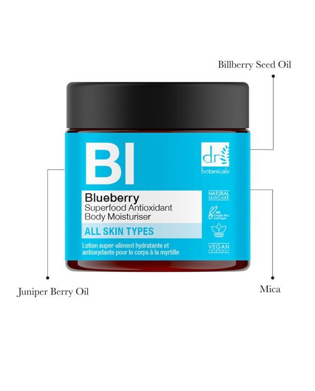 Advanced Blueberry Superfood Antioxidant Body Moisturiser 60ml