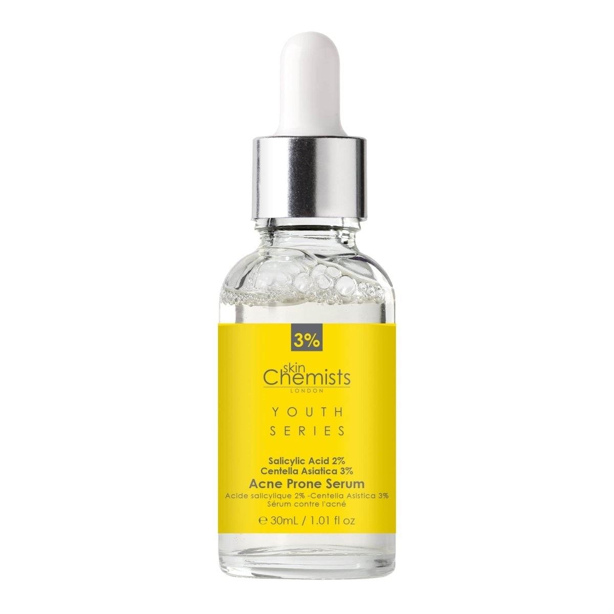Youth Series Akne-Serum mit 2 % Salicylsäure und 3 % Centella Asiatica, 30 ml