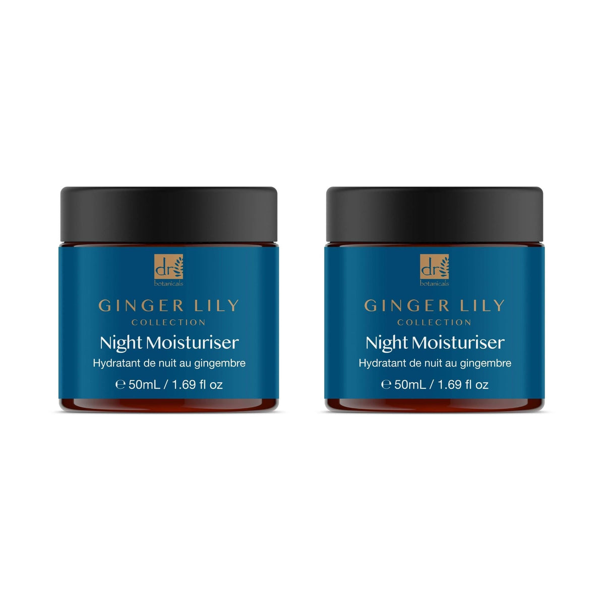 Gingerlily Night Moisturiser 50ml Twin Pack