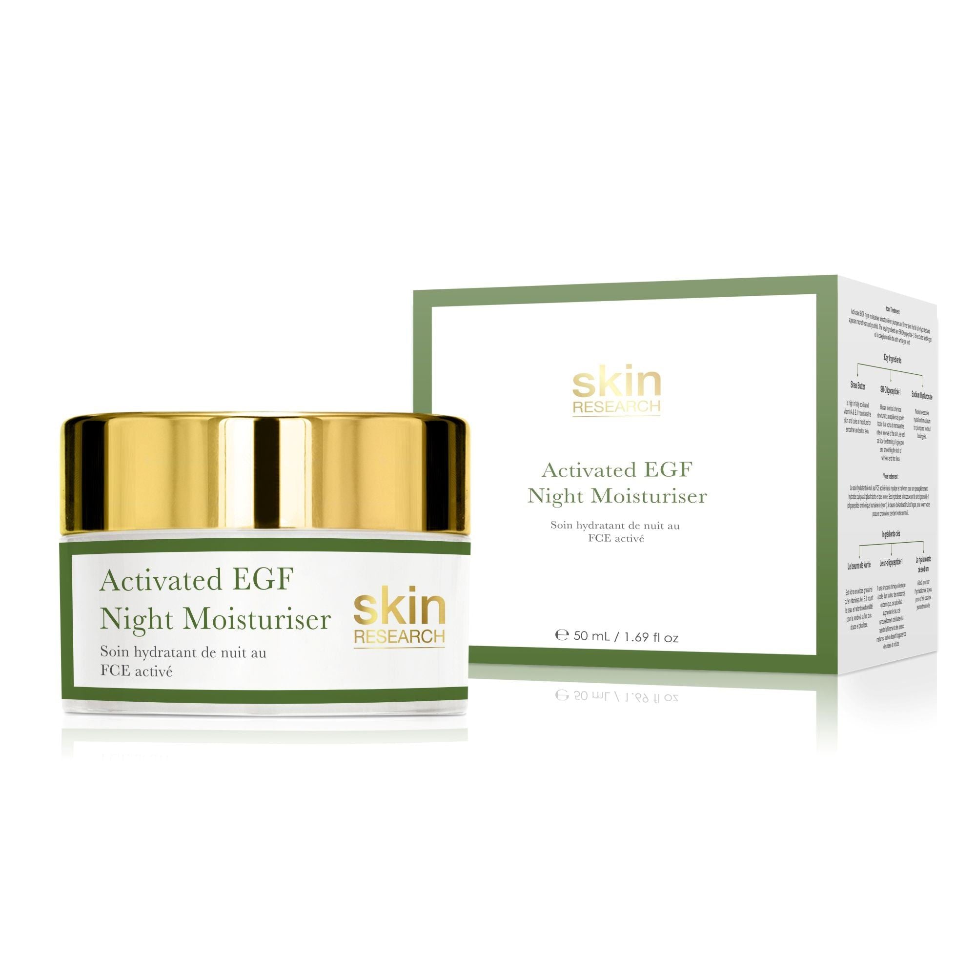 Anti-Aging-Feuchtigkeitspflege-Geschenkset mit aktiviertem EGF für Tag und Nacht