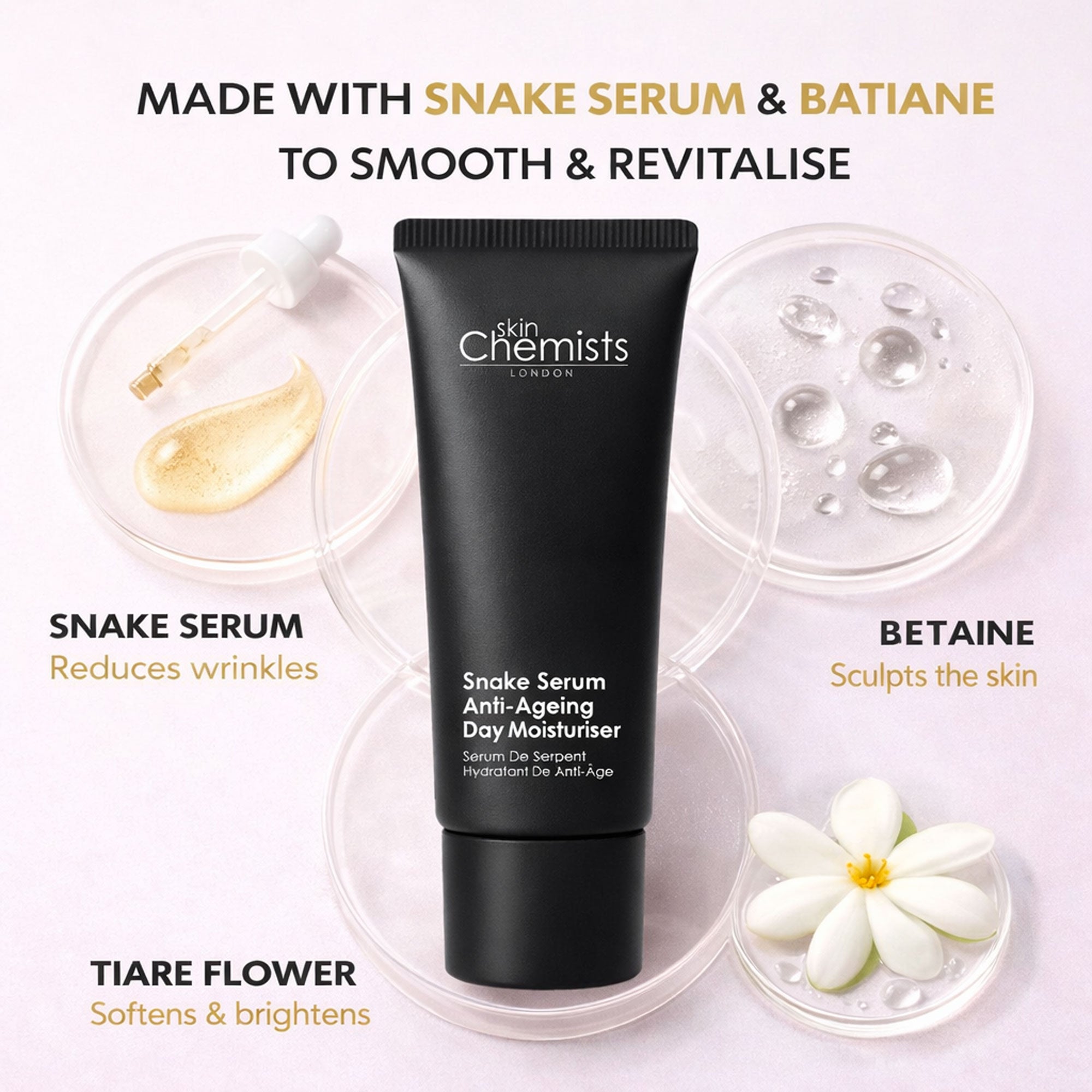skinChemists Snake Serum Anti-Age Tagescreme 50ml