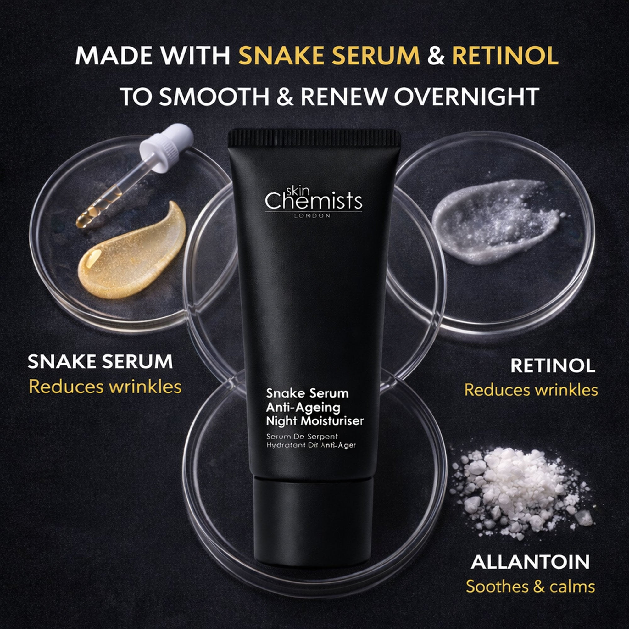 skinChemists Snake Venom Anti-Ageing Night Moisturizer 50ml