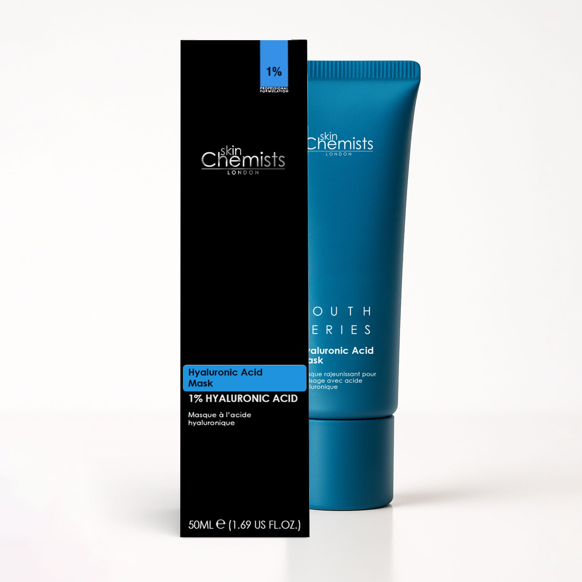 Masque à l'acide hyaluronique 1 % de skinChemists 50 ml