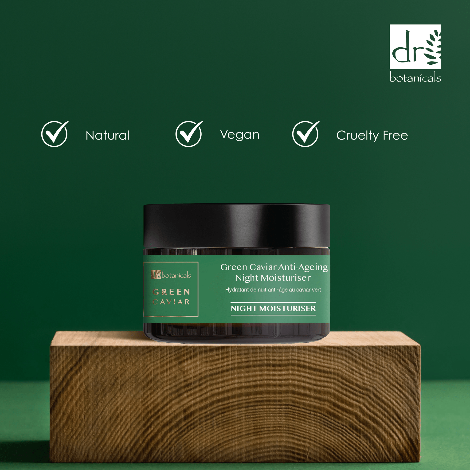 Grüne Kaviar- und Arganöl-Antioxidantien-Nachtcreme, 50 ml x 2 Duo-Pack