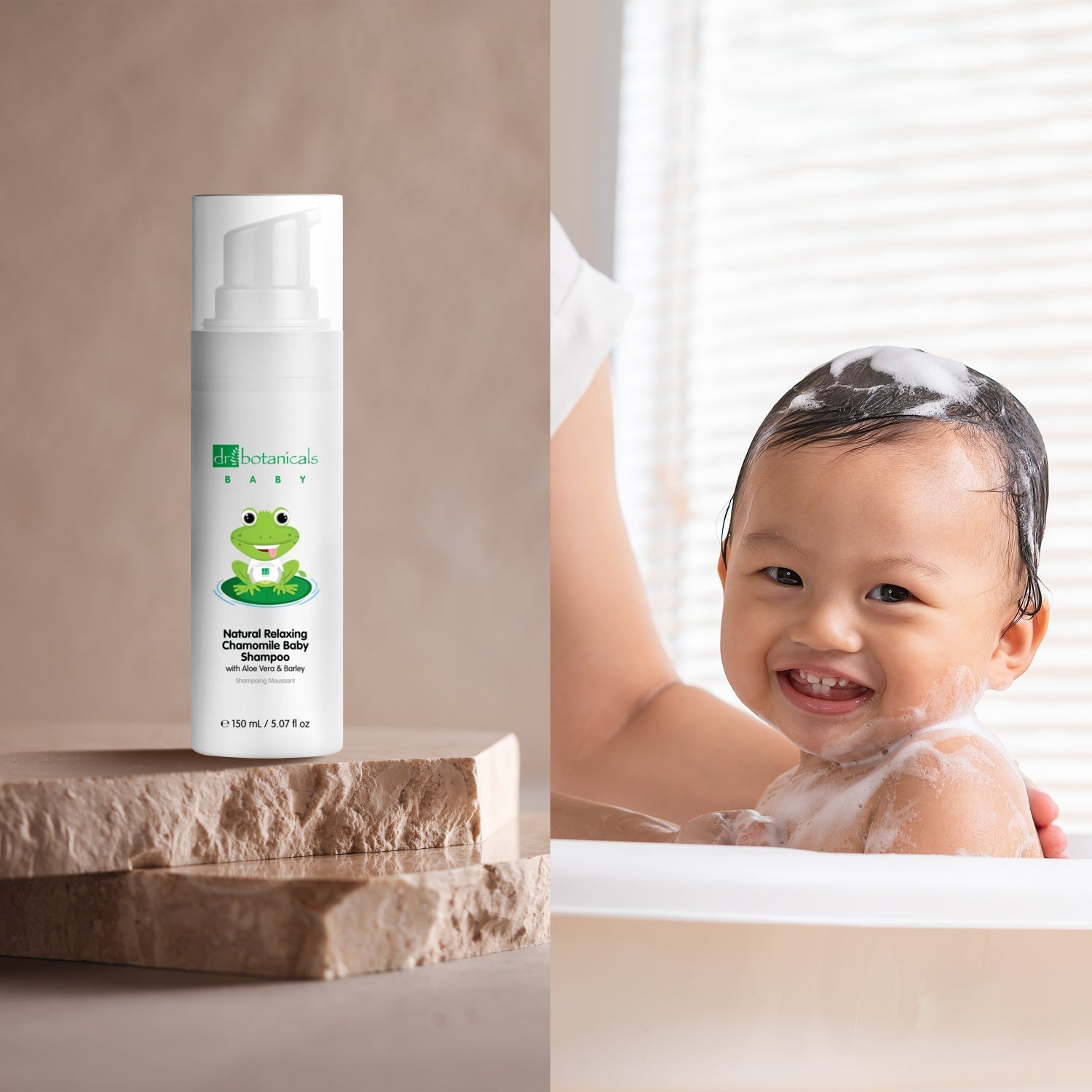 Natürliches, entspannendes Kamillen-Babyshampoo 150 ml