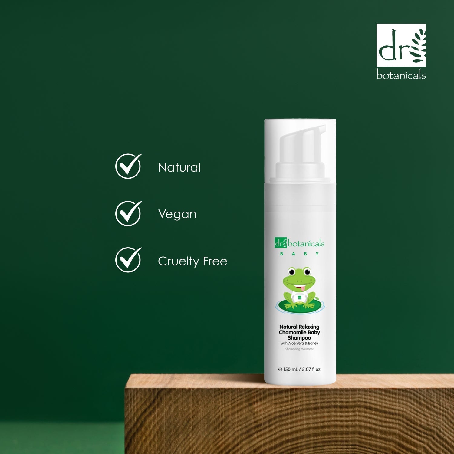 Natürliches, entspannendes Kamillen-Babyshampoo 150 ml