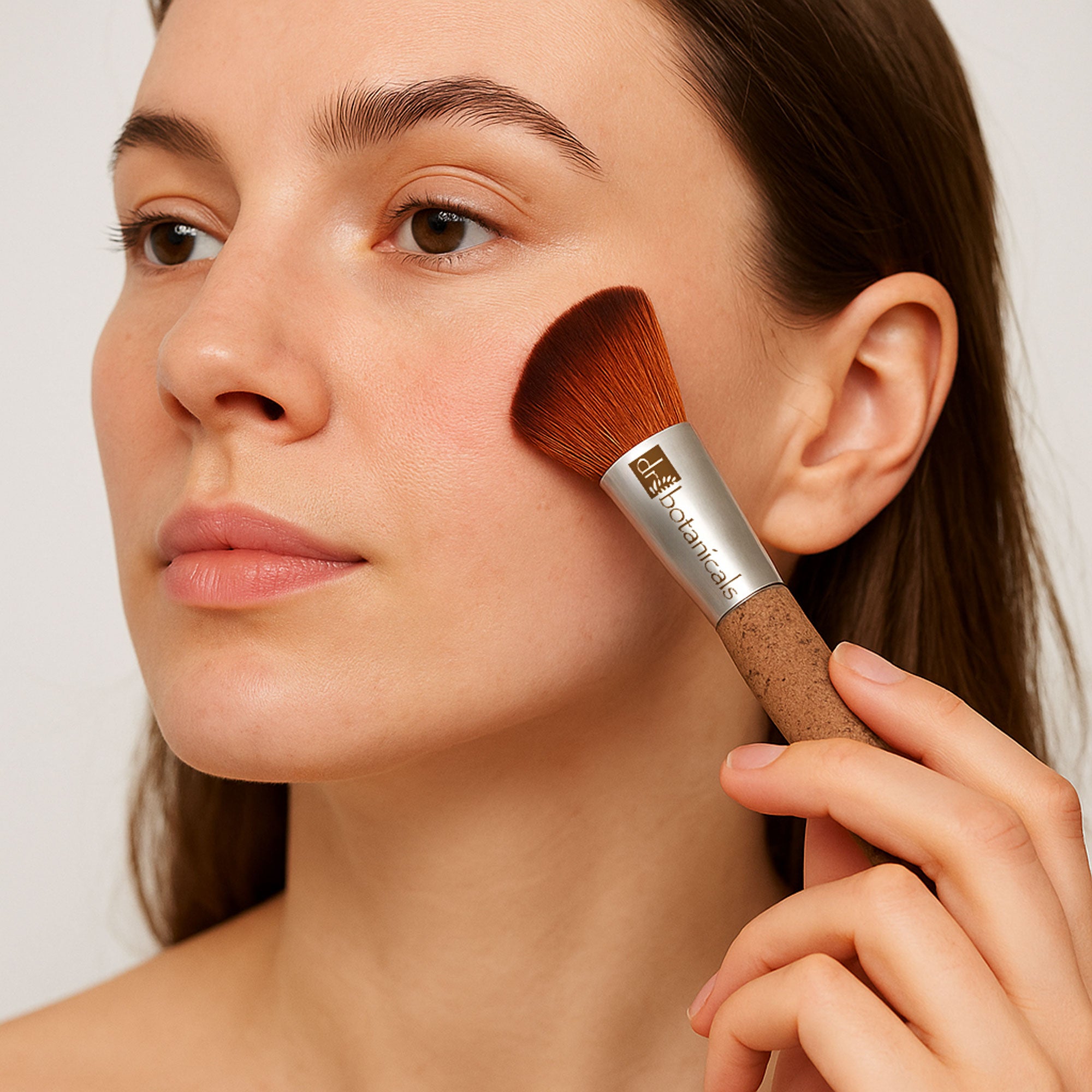 Coffee Ground Blush Brush