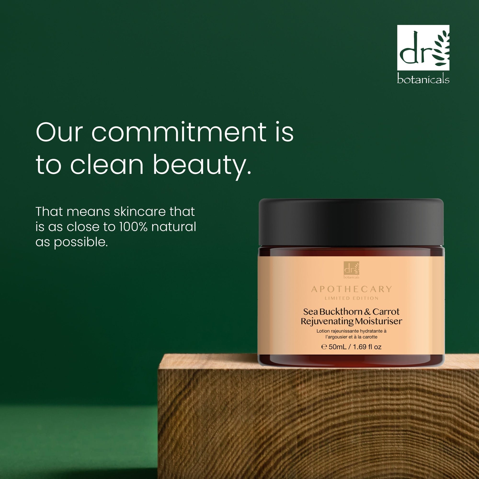 Crème hydratante régénérante à l'argousier et à la carotte 50 ml