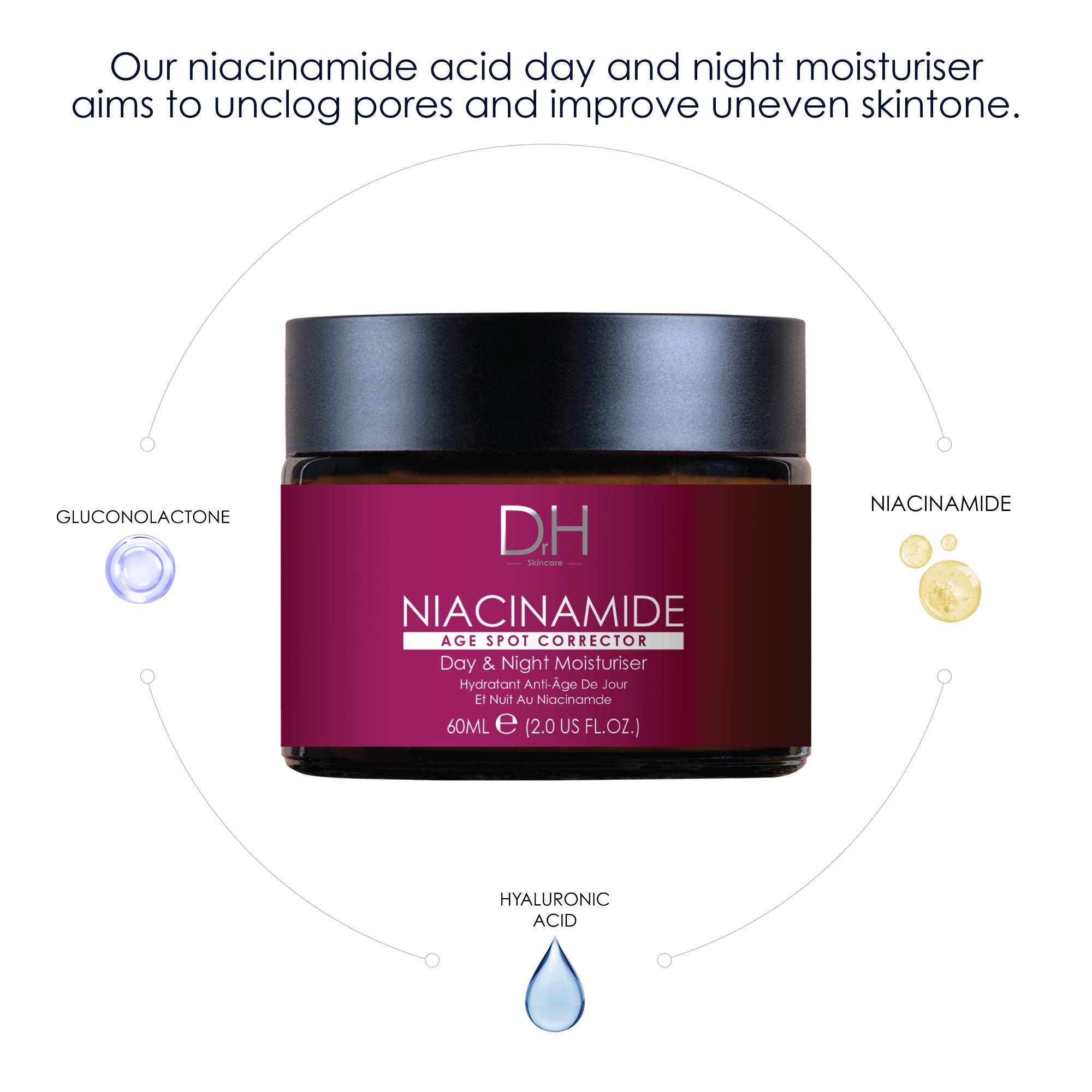 Niacinamide Day & Night Moisturiser  60ml
