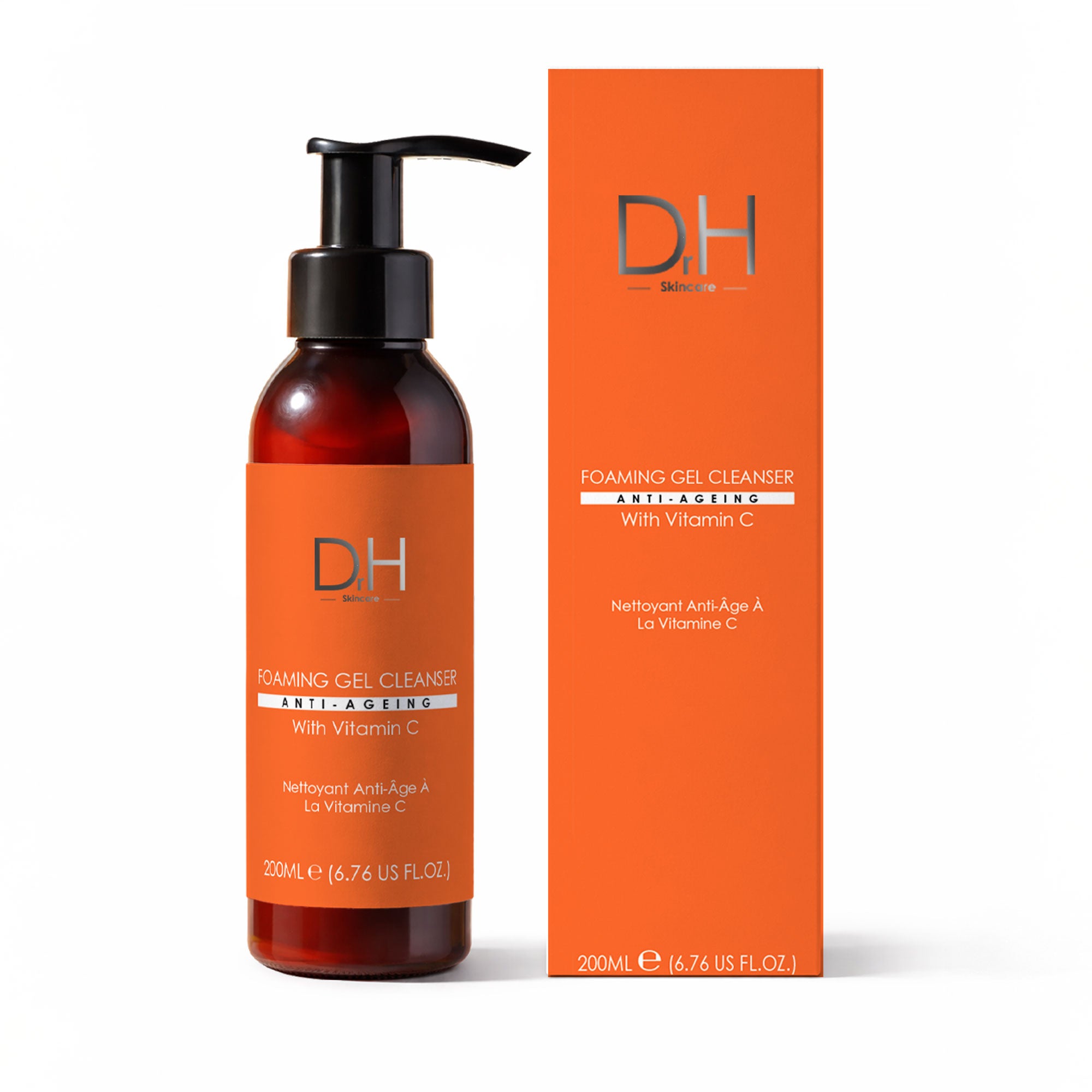 Dr H Anti-Ageing Foaming Gel Cleanser with Vitamin C 200ml