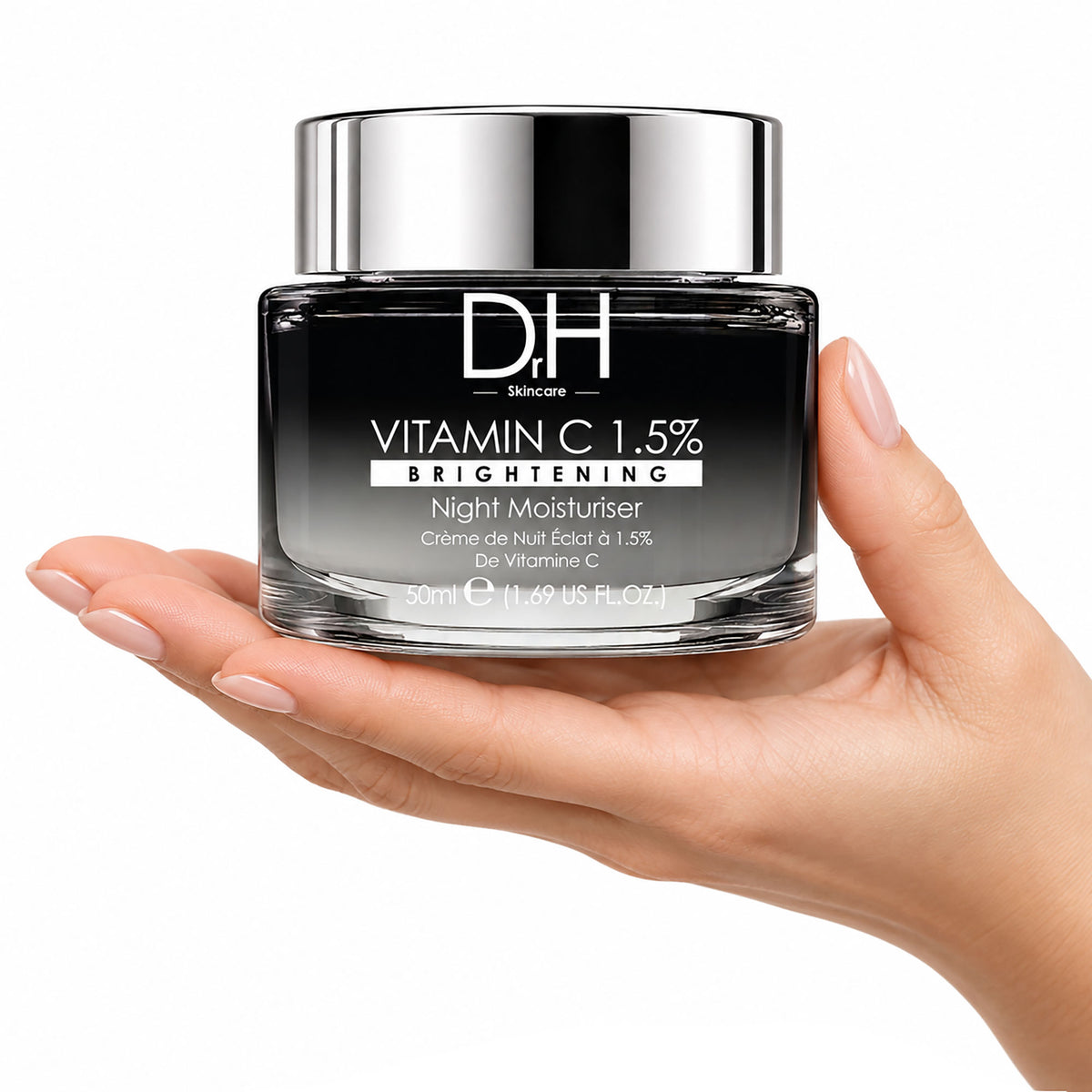 Crema idratante da notte alla vitamina C 1,5%, 50ml