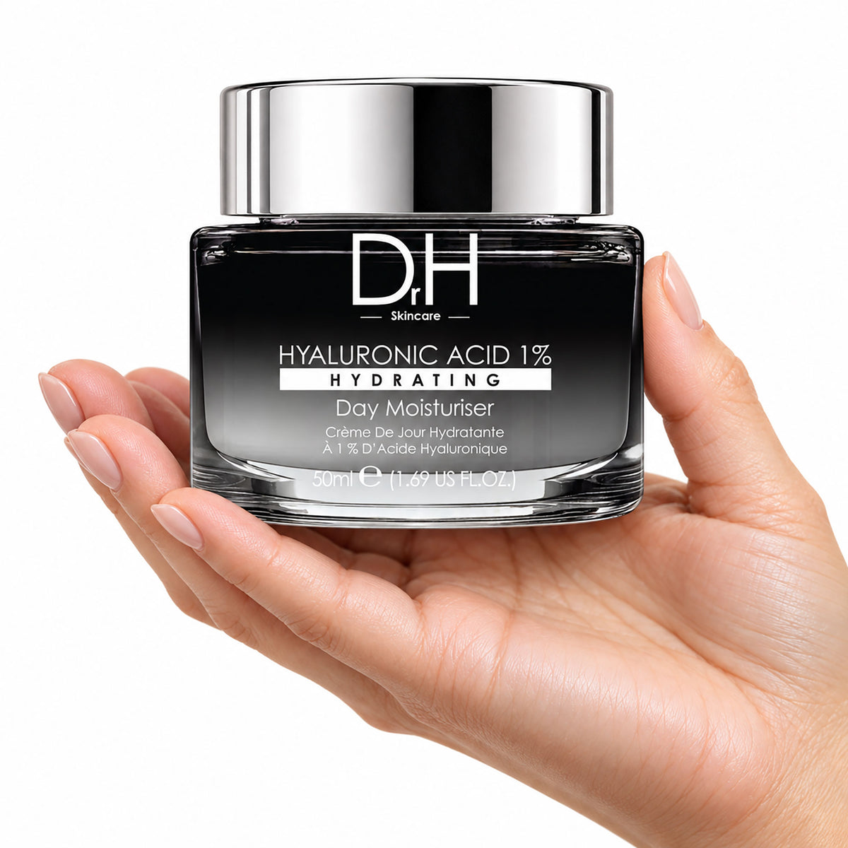 Crema hidratante de día con ácido hialurónico 1% 50ml