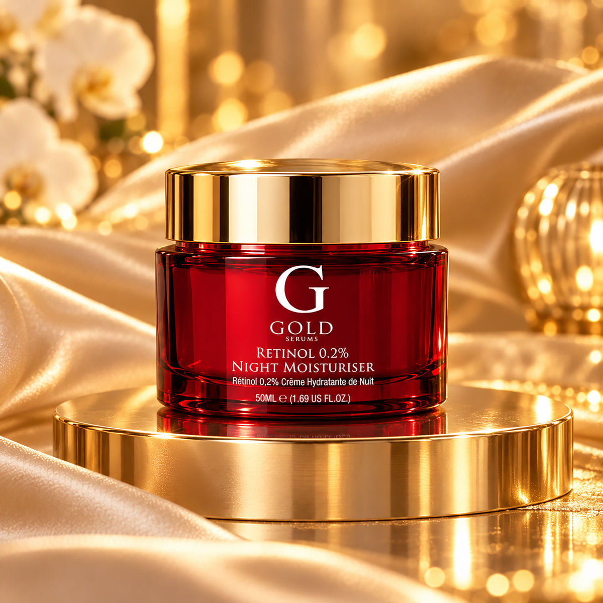 Crema hidratante de noche con retinol al 0,2% 50ml