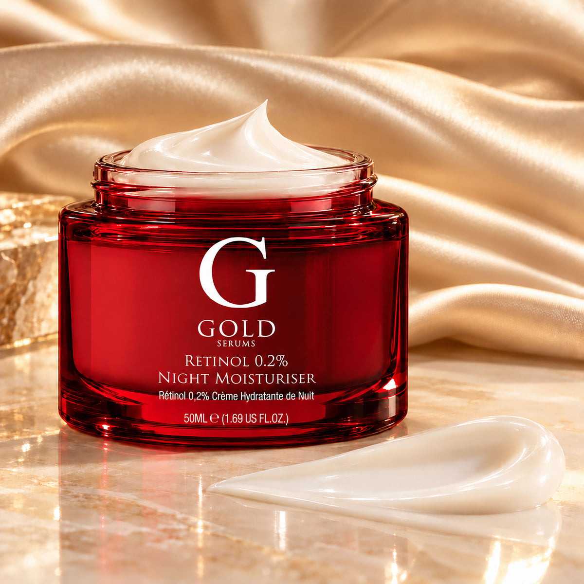 Crema hidratante de noche con retinol al 0,2% 50ml