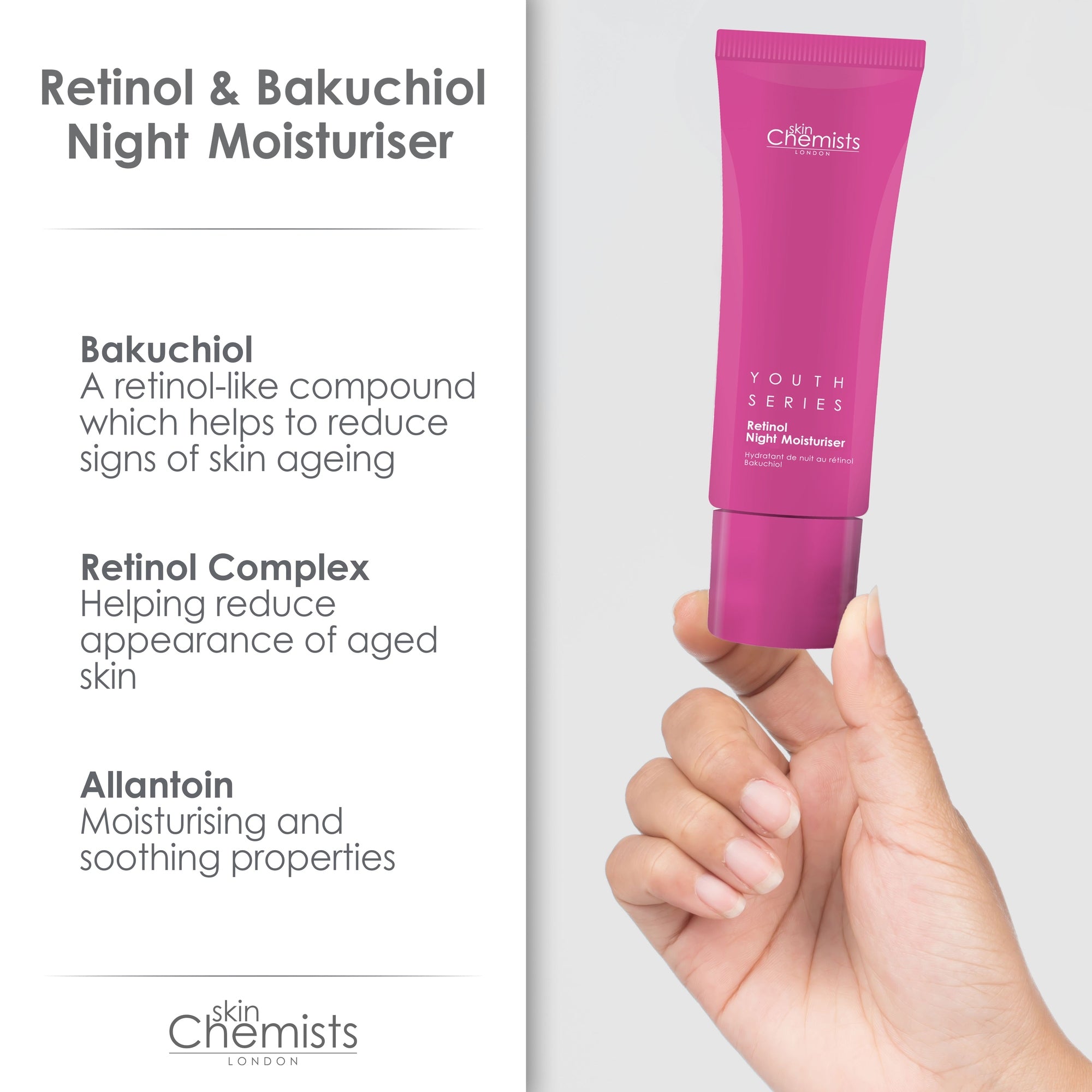 Youth Series Retinol & Bakuchiol Night Moisturiser 50ml x 2 Duo Pack