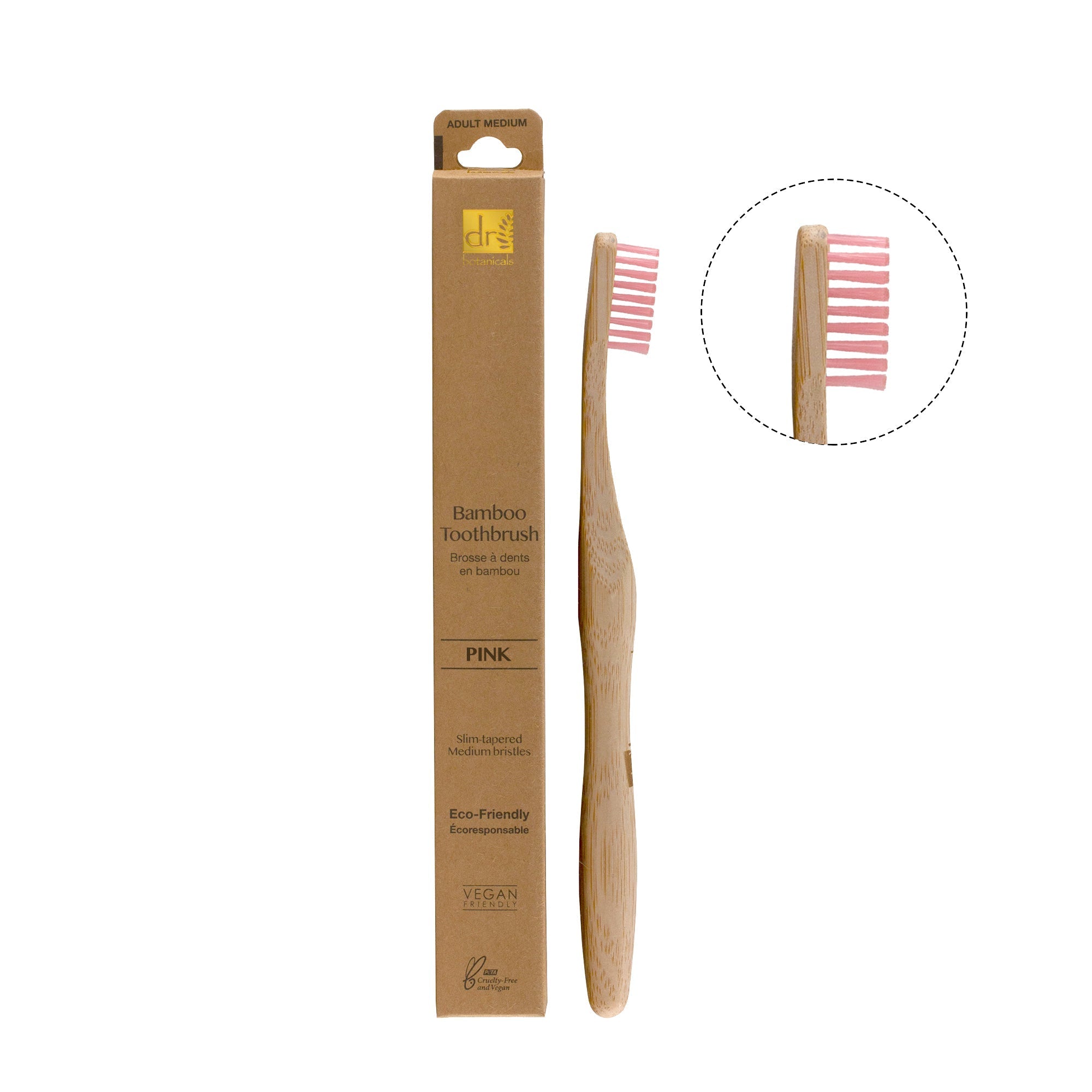 Pastel Bamboo Toothbrush Kit