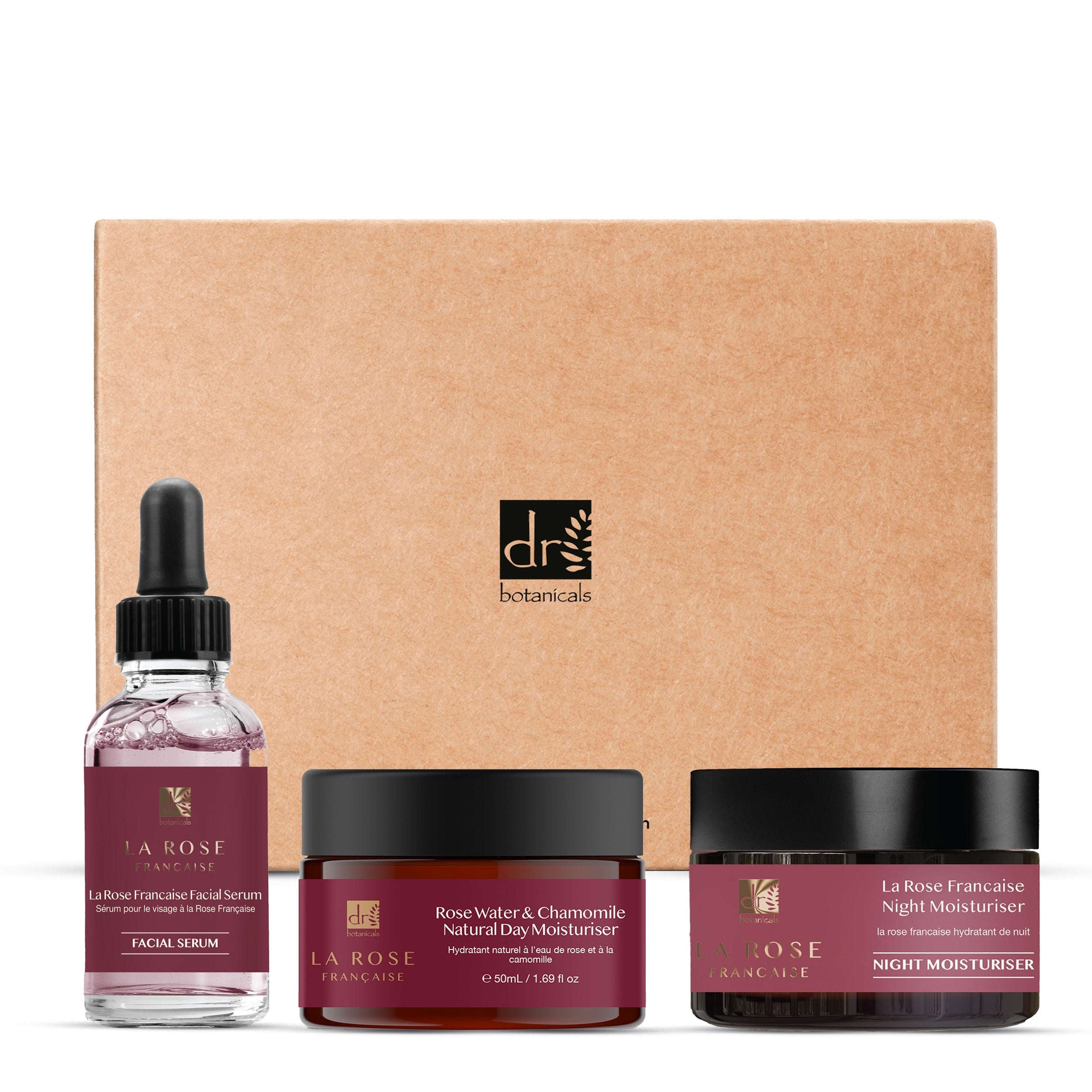 DB La Rose Française - Crème de jour, Crème de nuit et Sérum visage