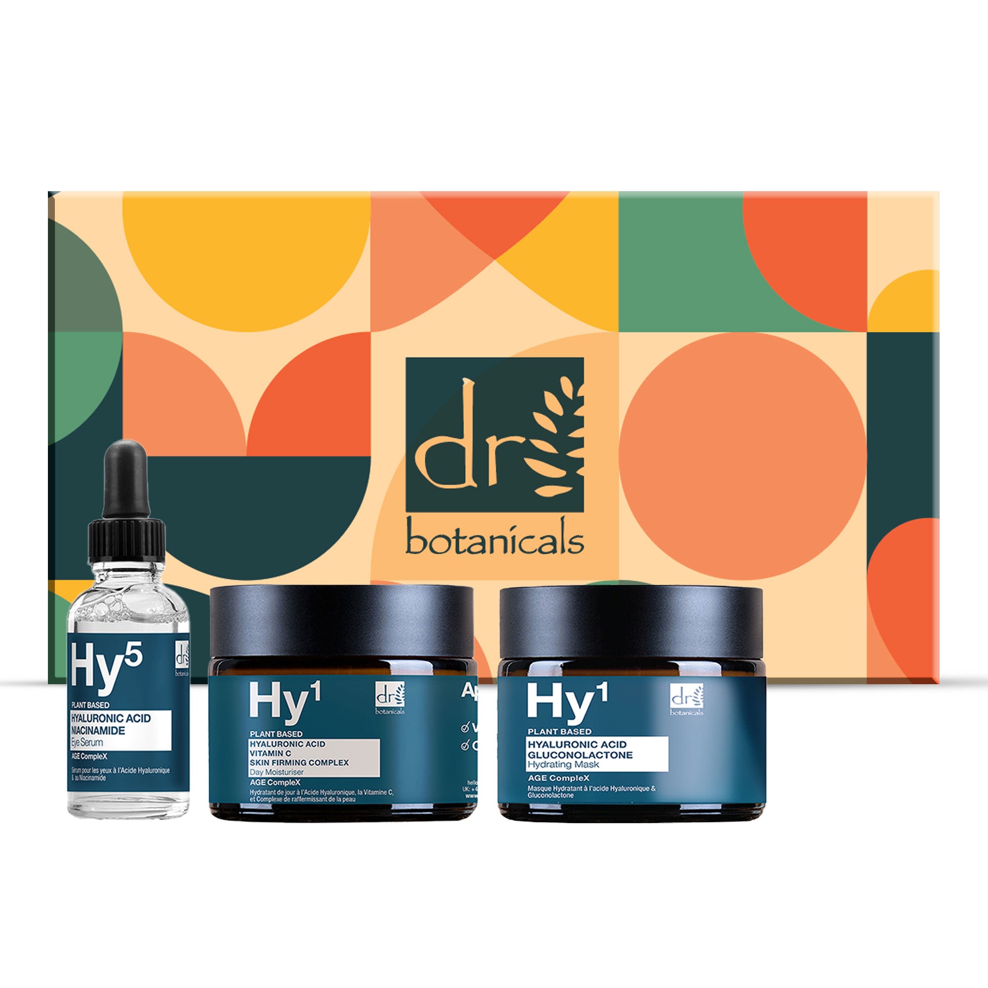 Anti-Ageing Hyaluronic Acid Day Moisturiser, Serum And Mask