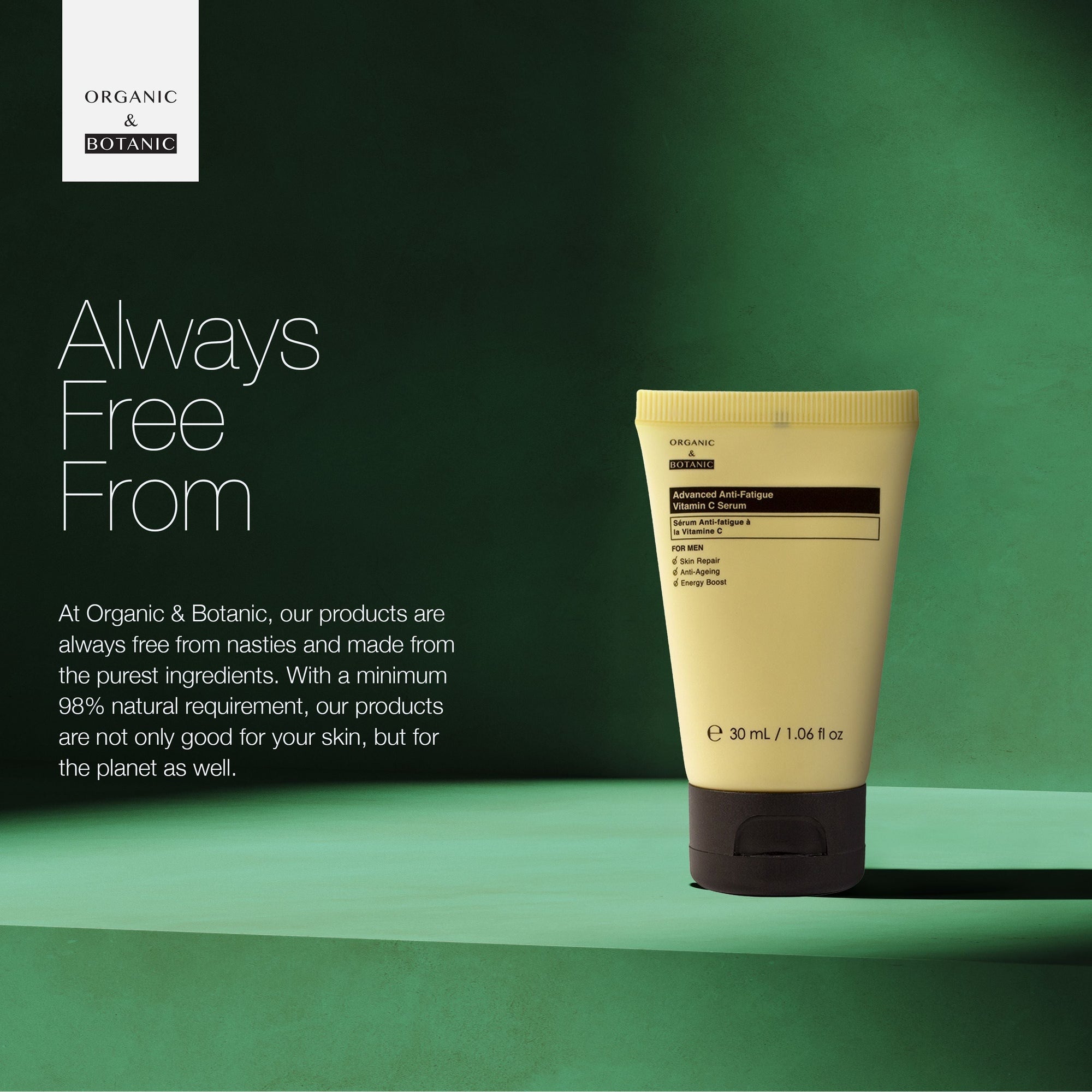 Hochwirksames Anti-Müdigkeits-Vitamin-C-Serum für Männer, 30 ml