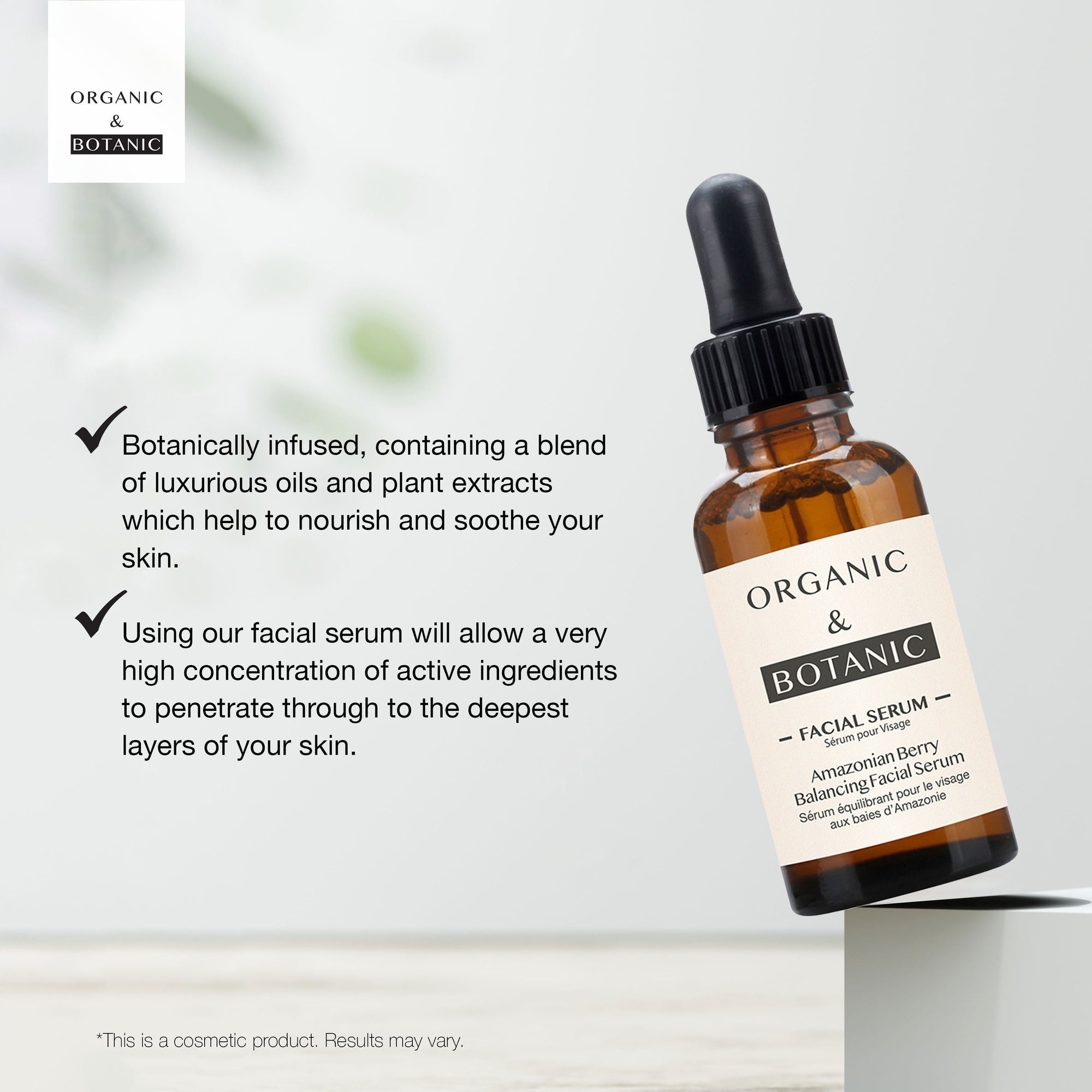 Hochwertiges Gesichtsserum mit Amazonasbeeren, 30 ml