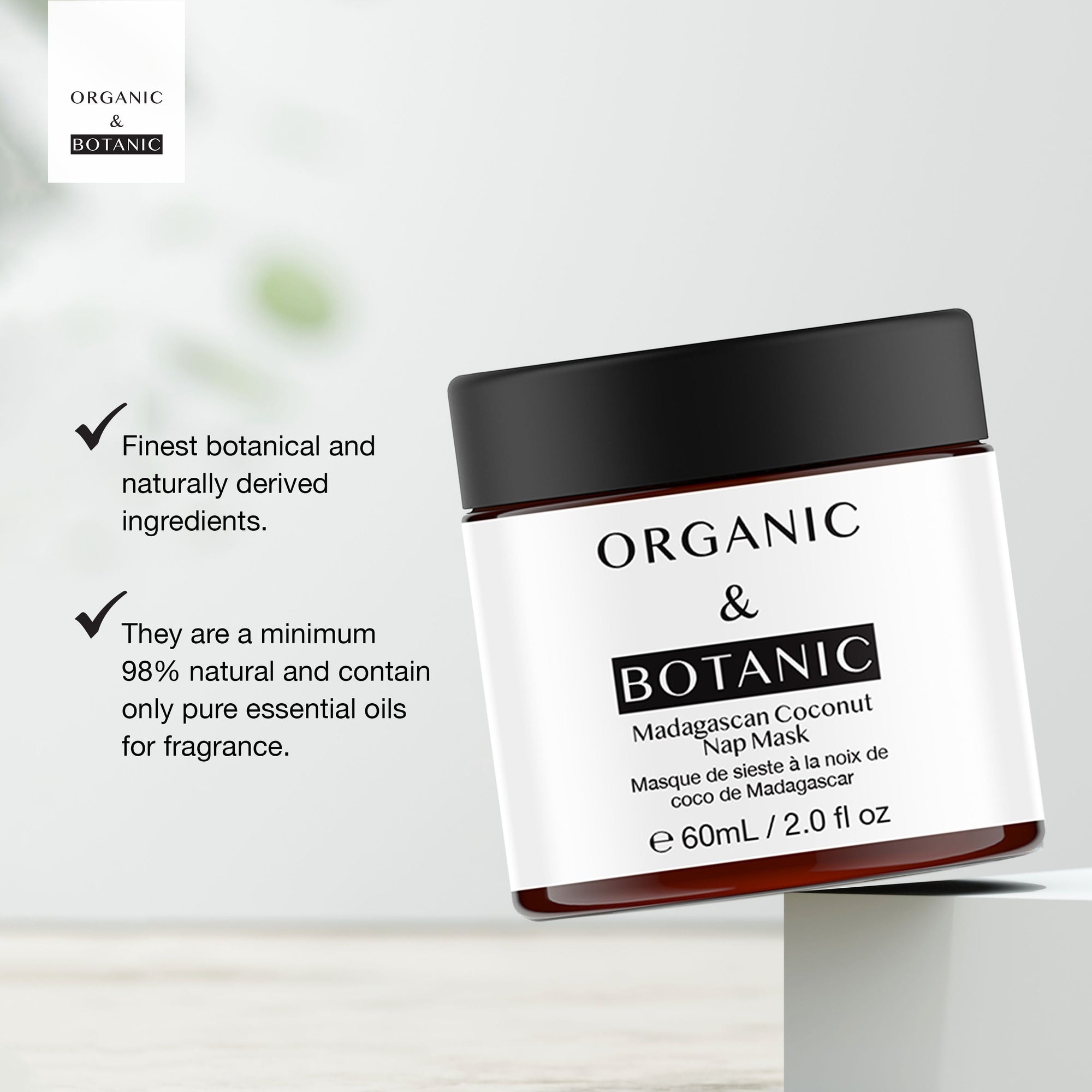 Madagascan Coconut Nap Mask 60ml x 2 Duo Pack