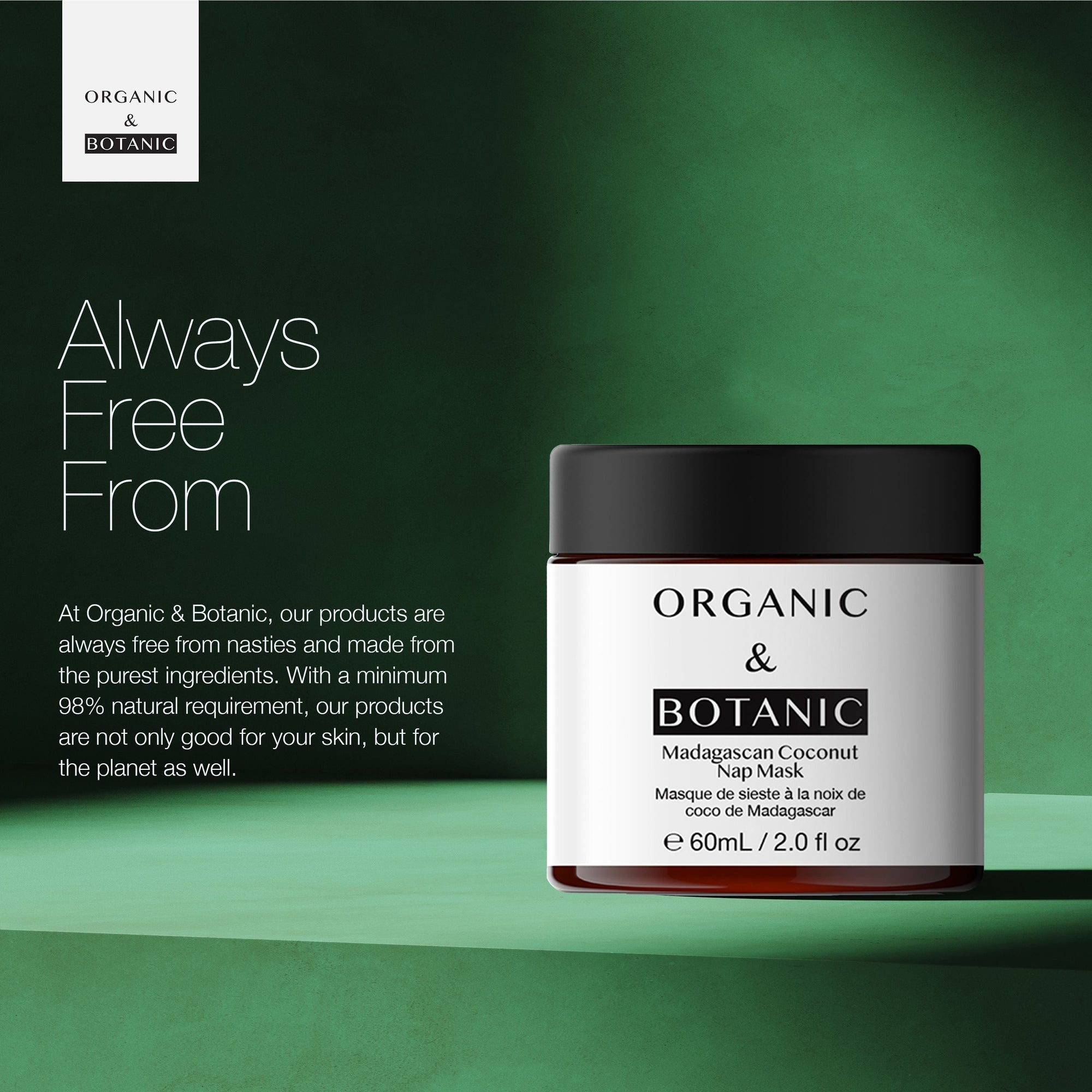 Madagascan Coconut Nap Mask 60ml x 2 Duo Pack