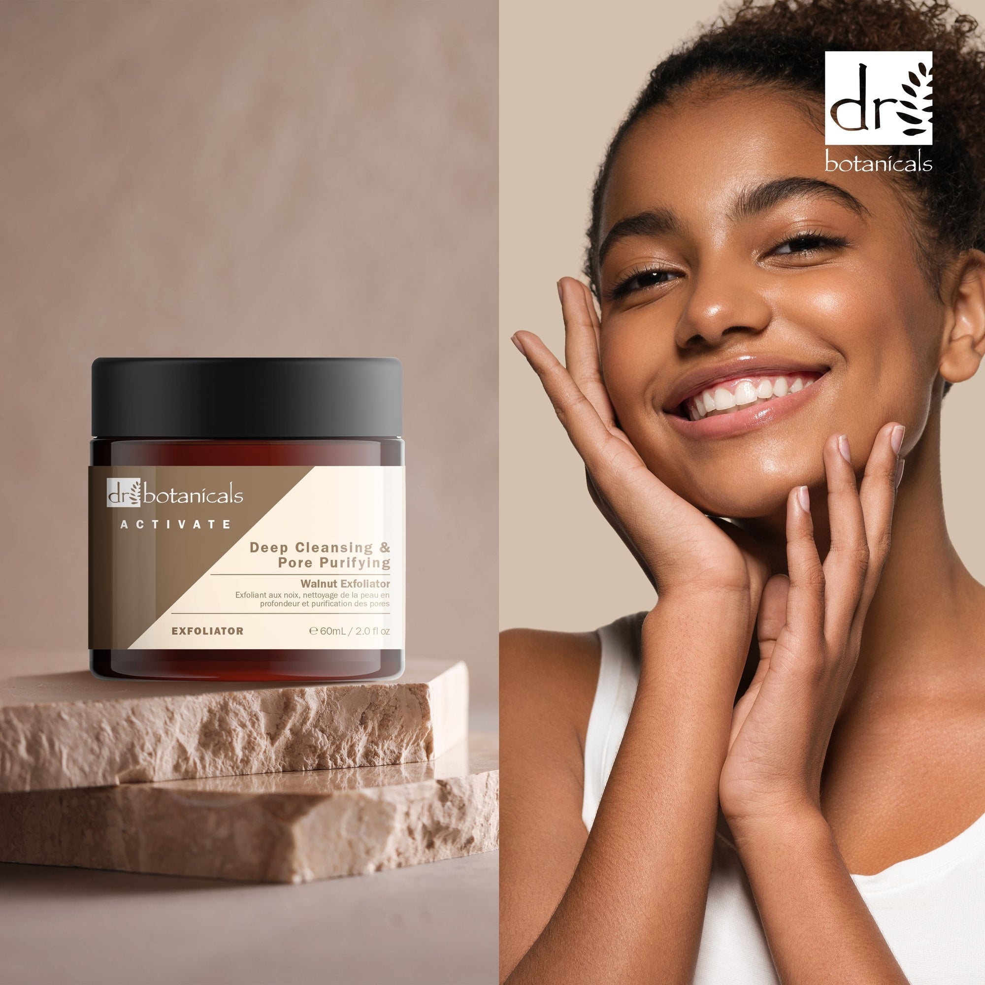Activate Deep Cleansing & Pore Purifying Walnut Exfoliator 60ml Twin Value Savings Pack