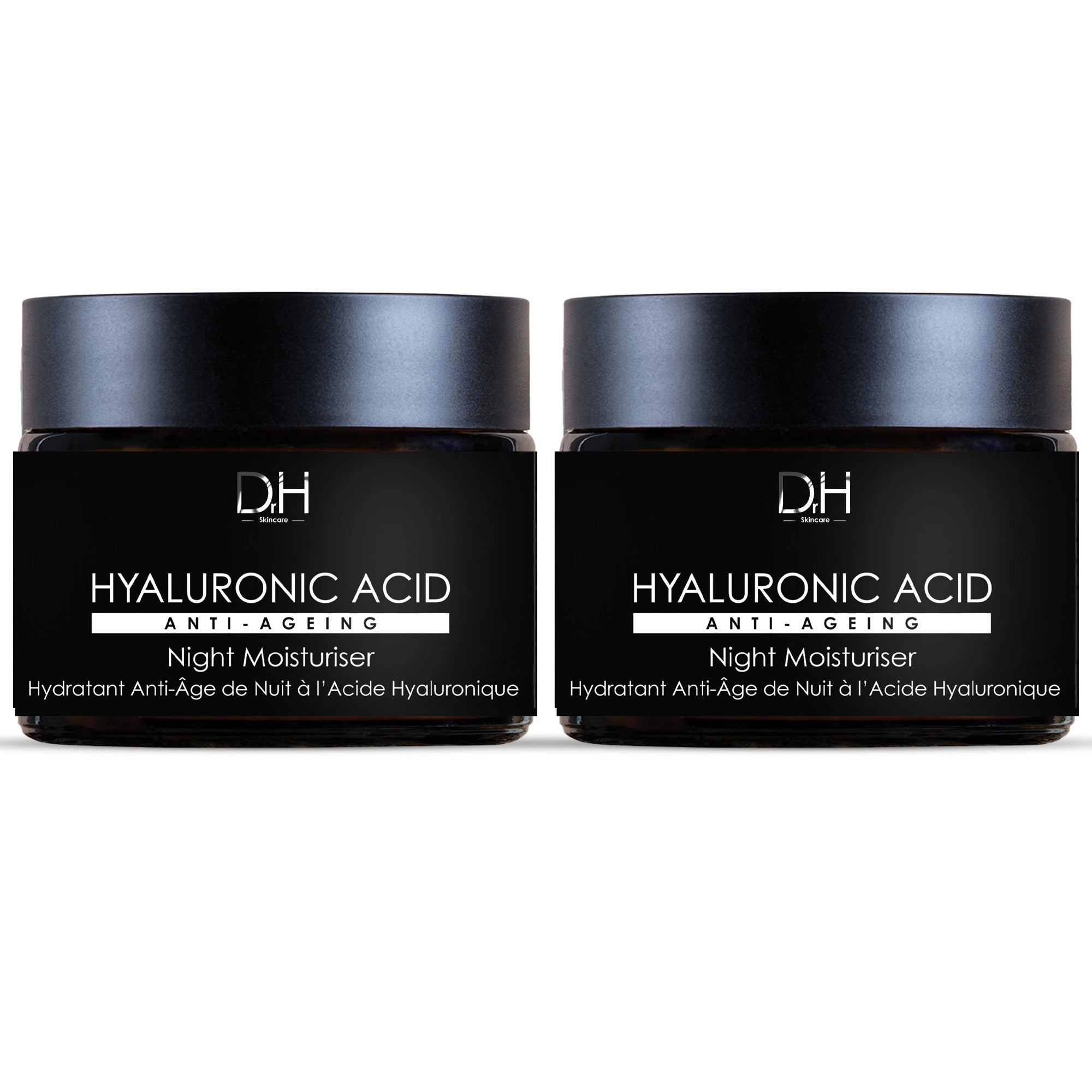 Hyaluronsäure Anti-Aging Nachtcreme 60 ml x 2 Duo-Pack