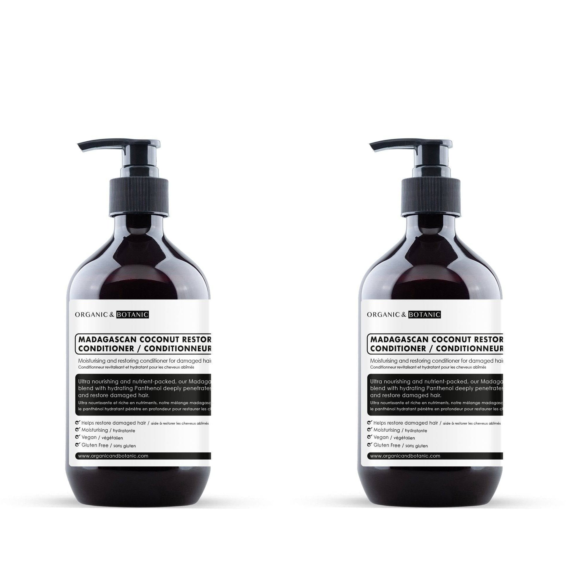 Madagascan Coconut Restoring Conditioner 500ml x 2 Duo Pack