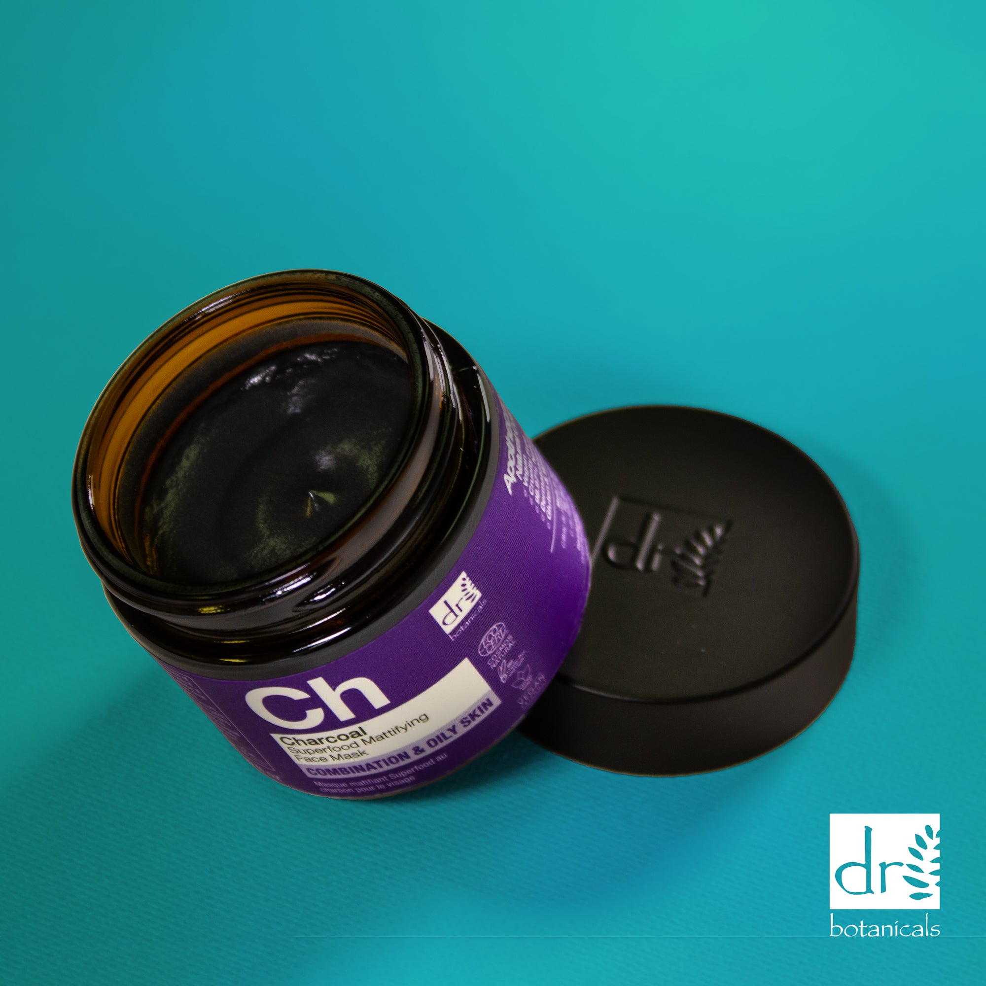 Hochwirksame, mattierende Gesichtsmaske mit Aktivkohle, 60 ml