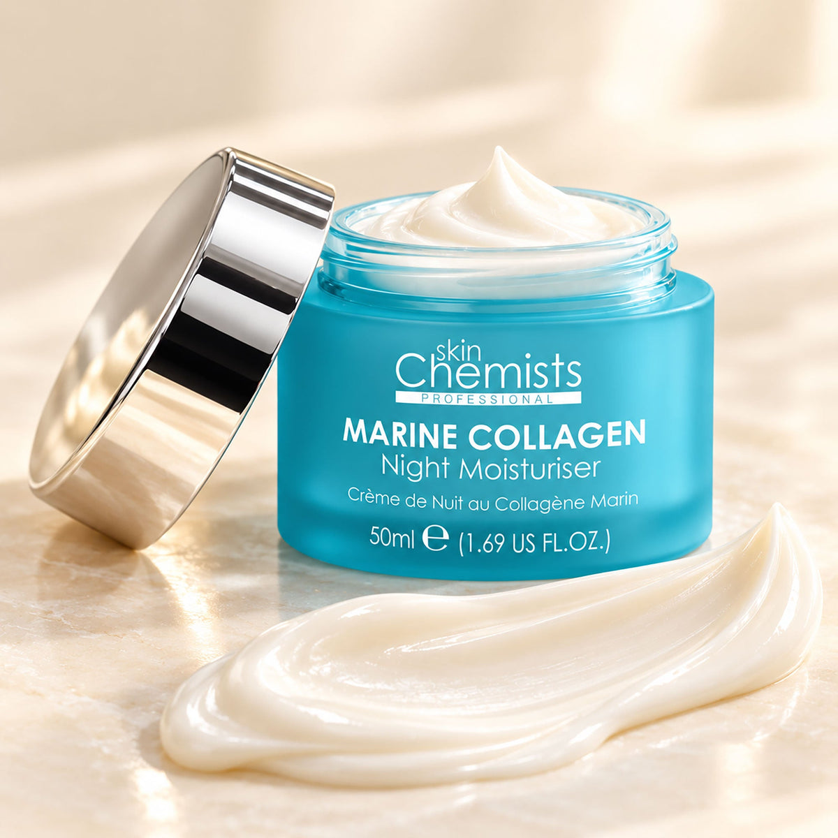 Crema hidratante de noche de colágeno marino 50ml